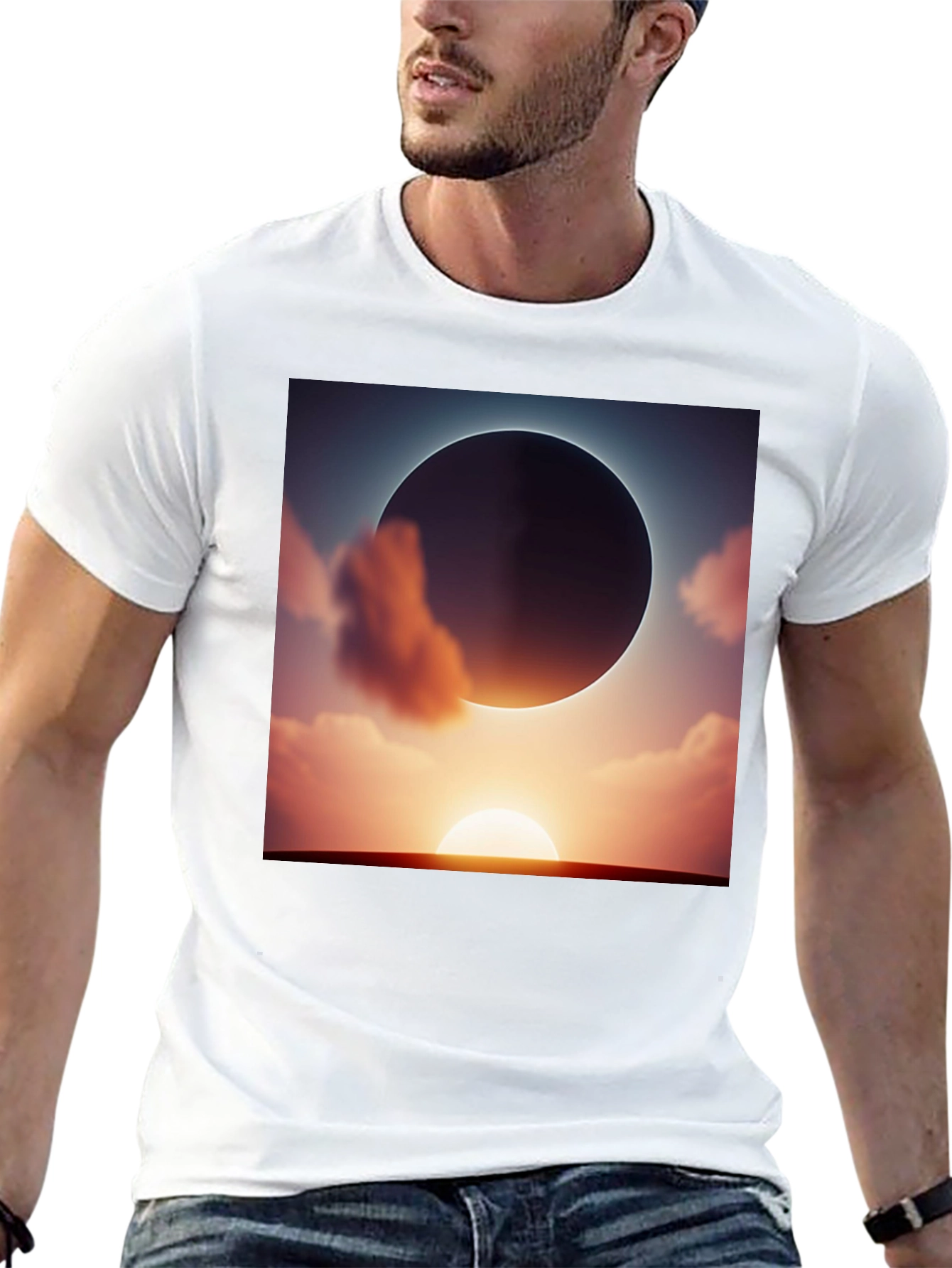 Eclipse Graphic Tee - Stylish Comfort