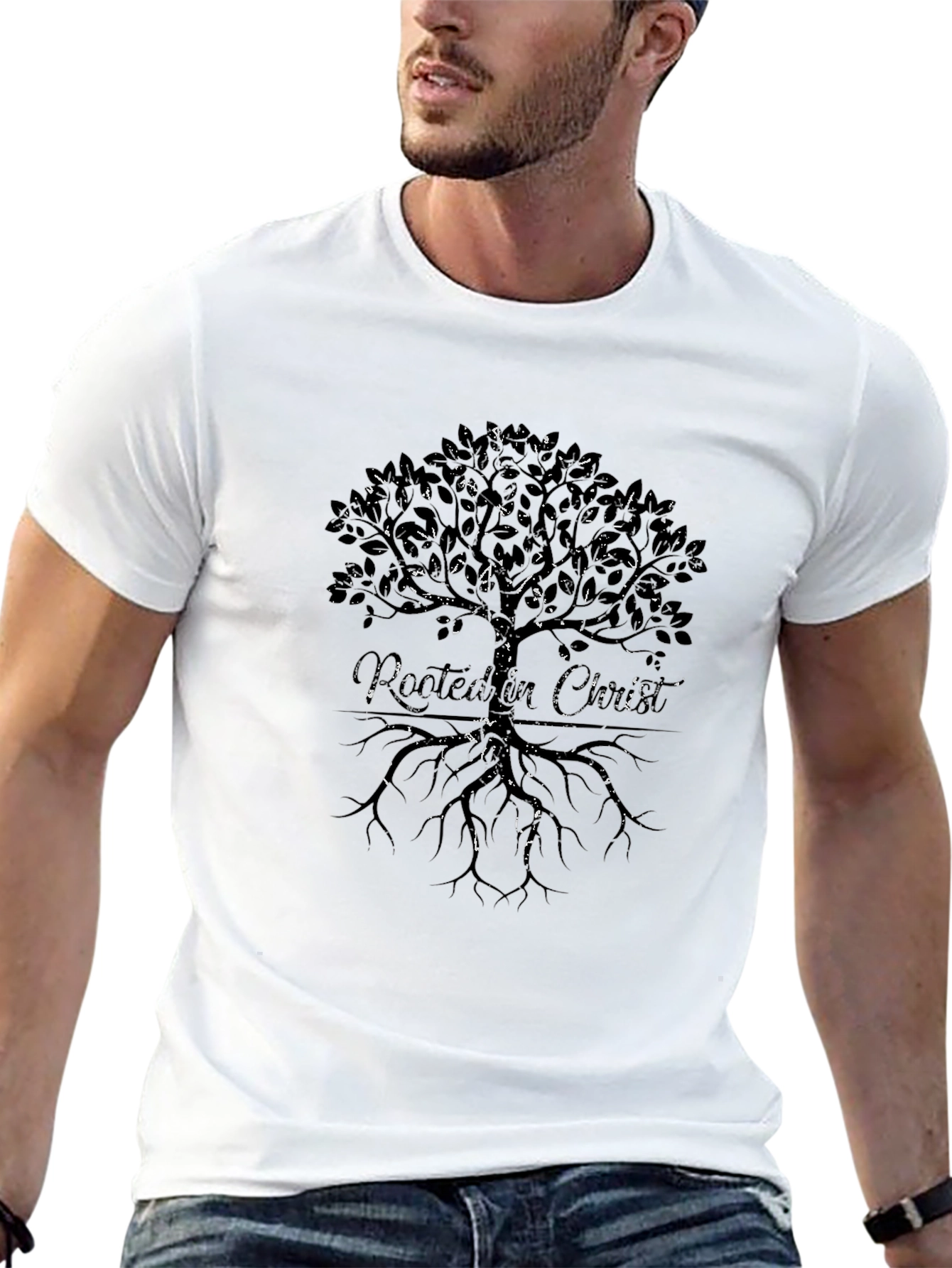 Rooted for Christ Graphic Tee