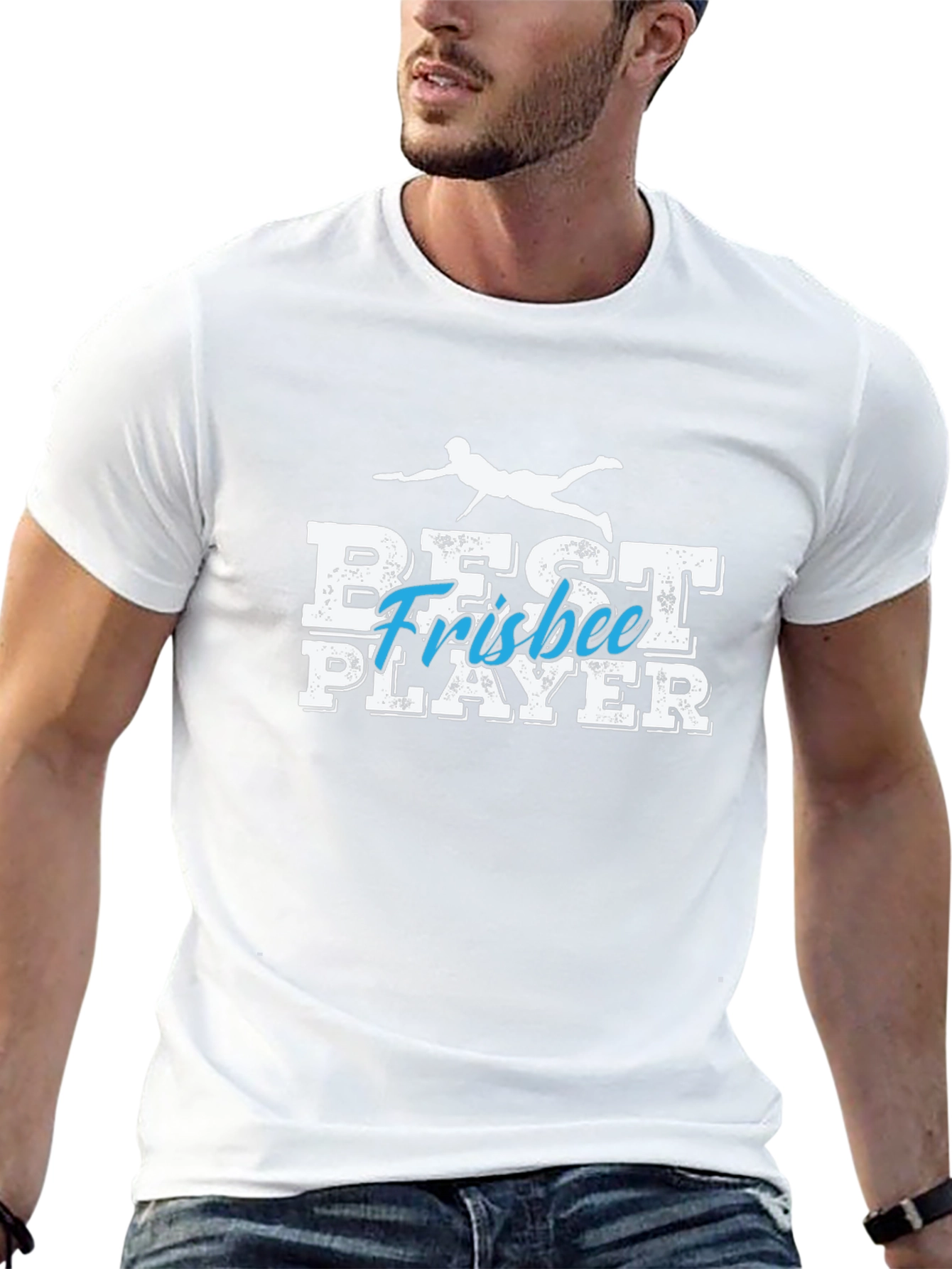 Best Frisbee Player Black T-Shirt