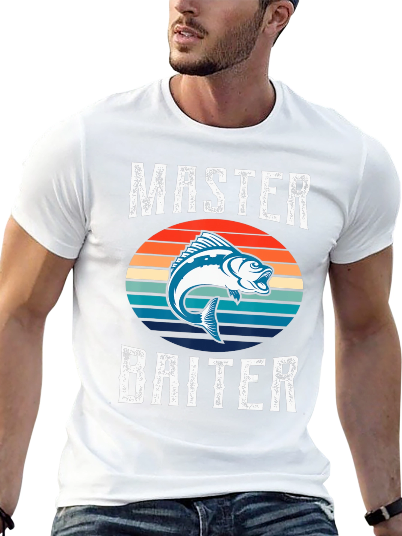 Master Baiter Fishing Graphic T-Shirt