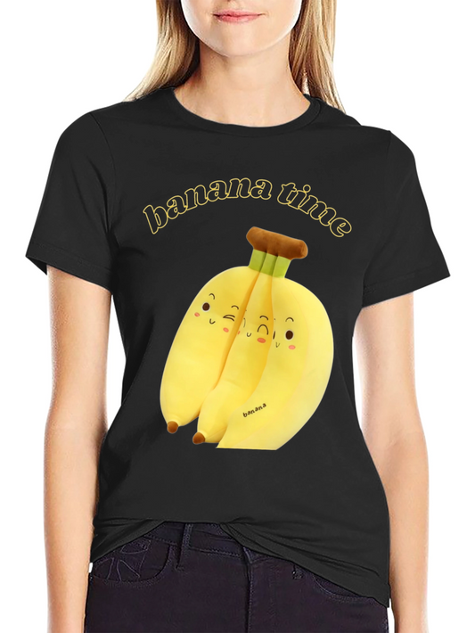 Banana Time Graphic Tee - Funny Fruit T-Shirt