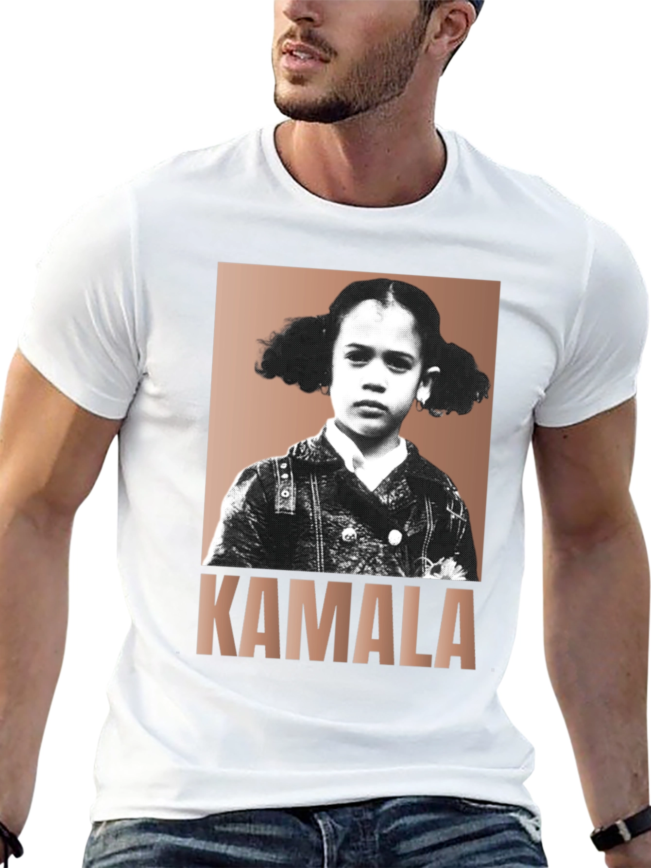 Kamala Harris Child Portrait T-Shirt - Political Fashion