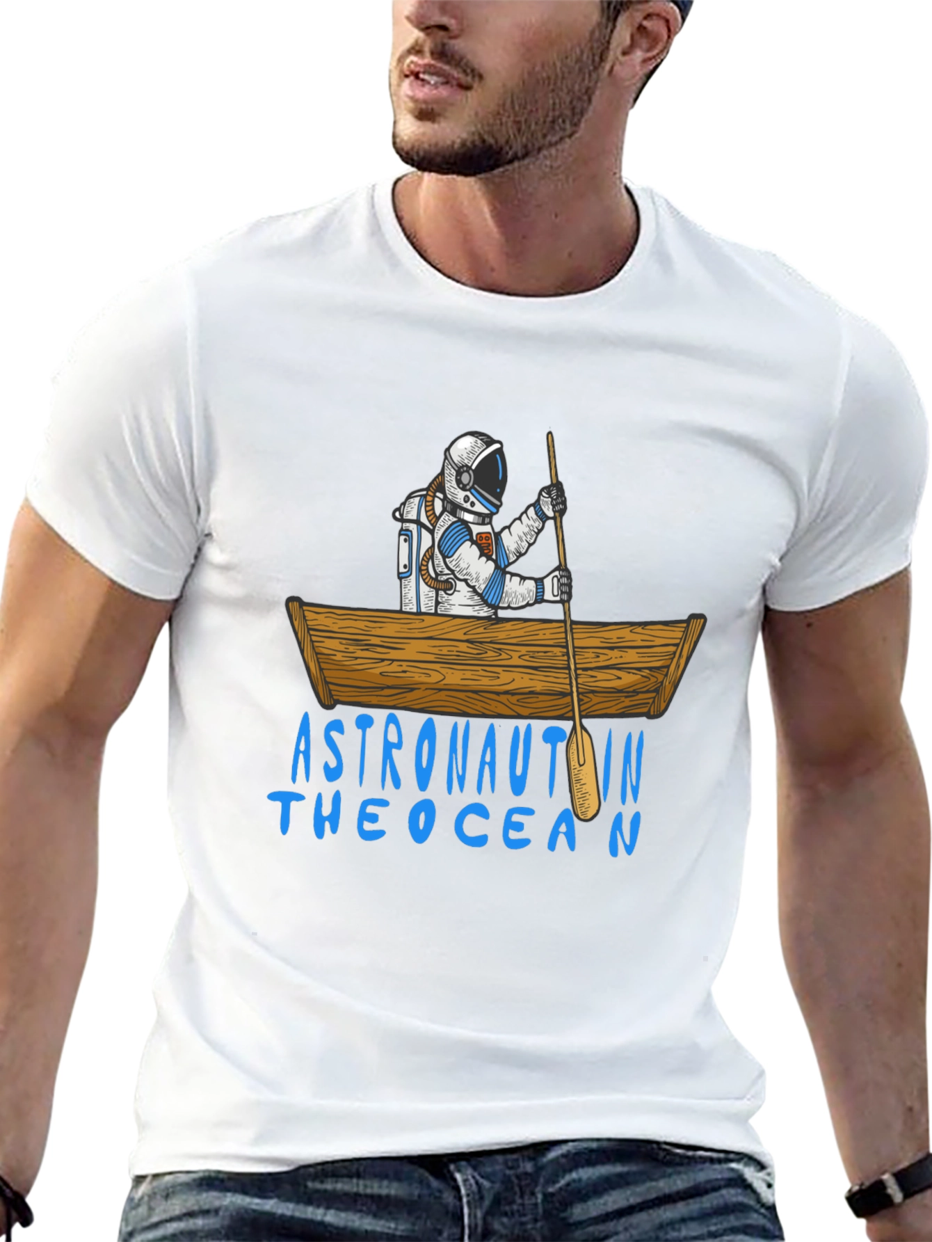 Astronaut In The Ocean Graphic T-Shirt