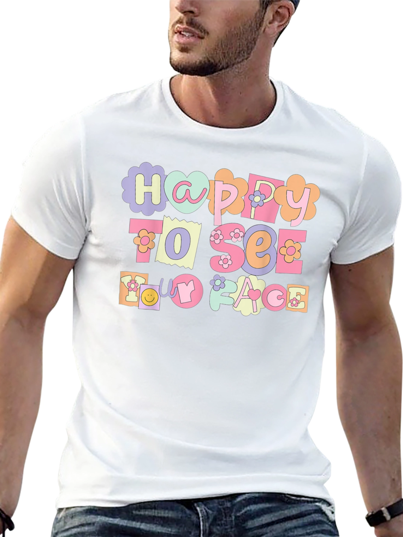 Happy To See My Face Graphic Tee