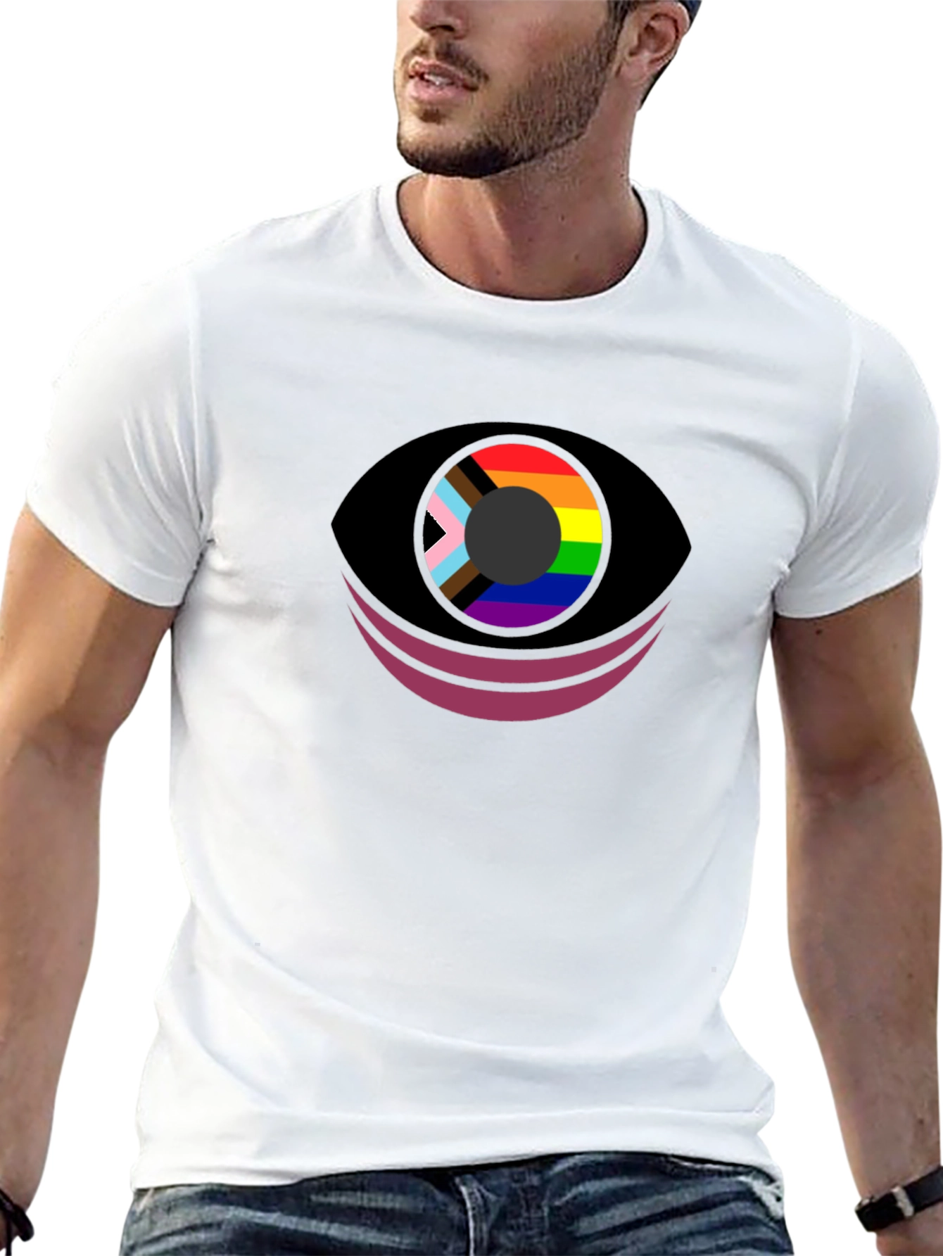 Pride Eye T-Shirt - Black Graphic Tee