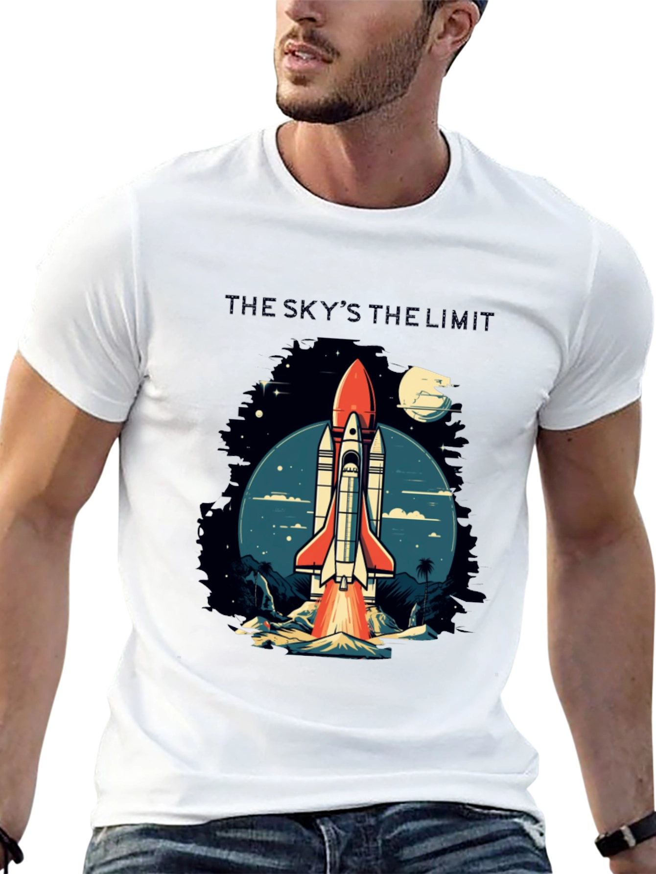Space Shuttle Graphic T-Shirt