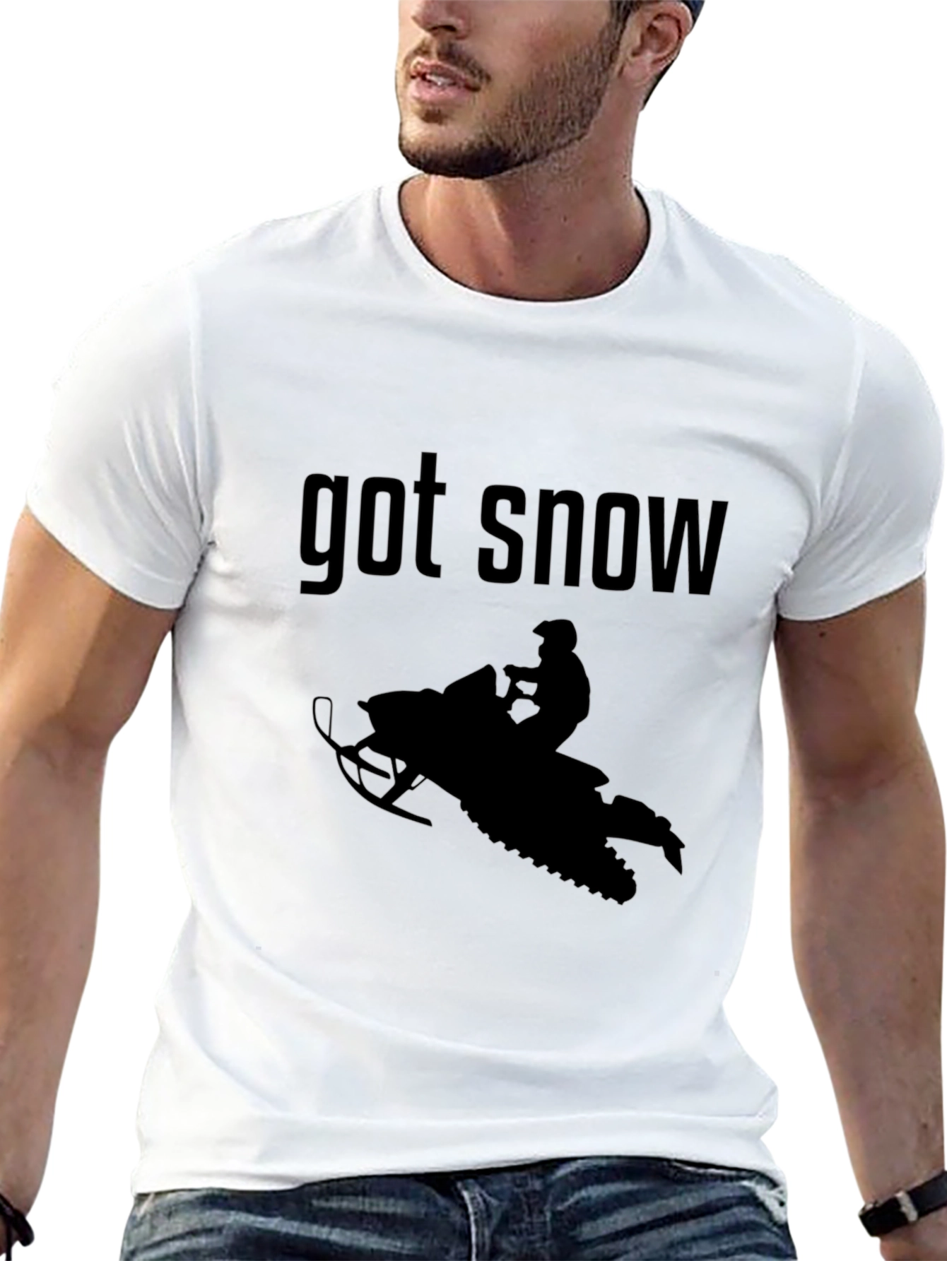 Got Snow? Graphic Tee - Snowmobile Design