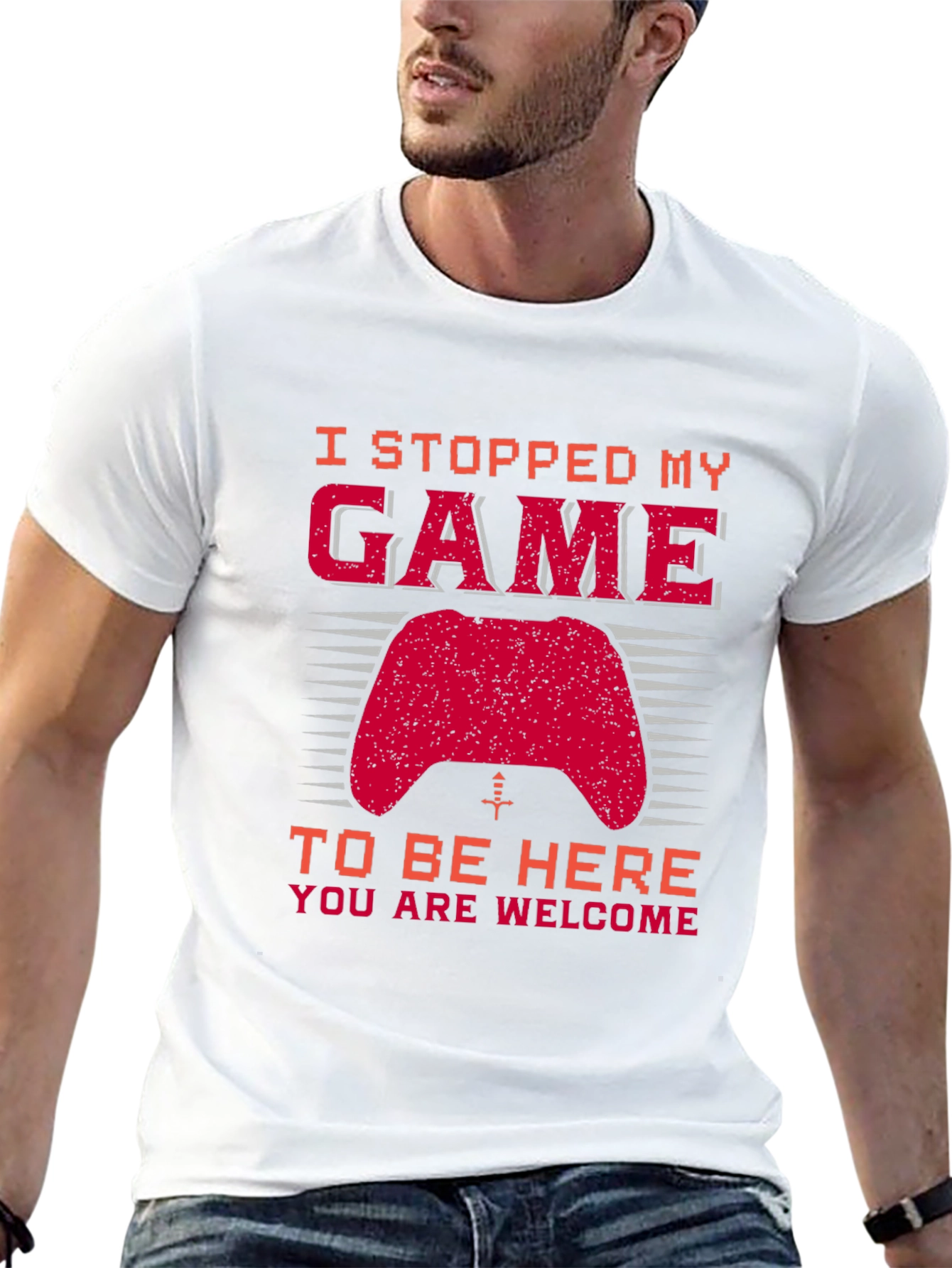Gamer T-Shirt - I Stopped My Game