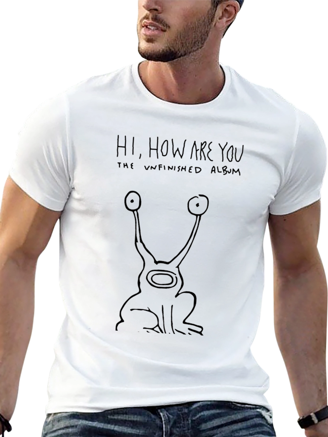 Hi How Are You? The Unfinished Album Black T-Shirt