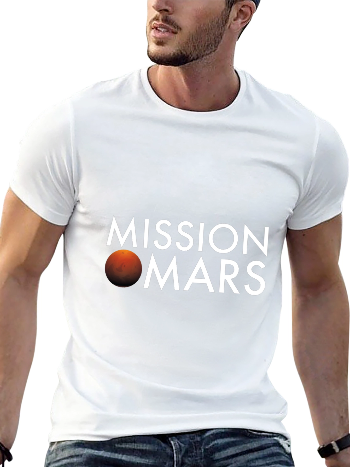 Mission Mars Graphic T-Shirt - Space Exploration Tee