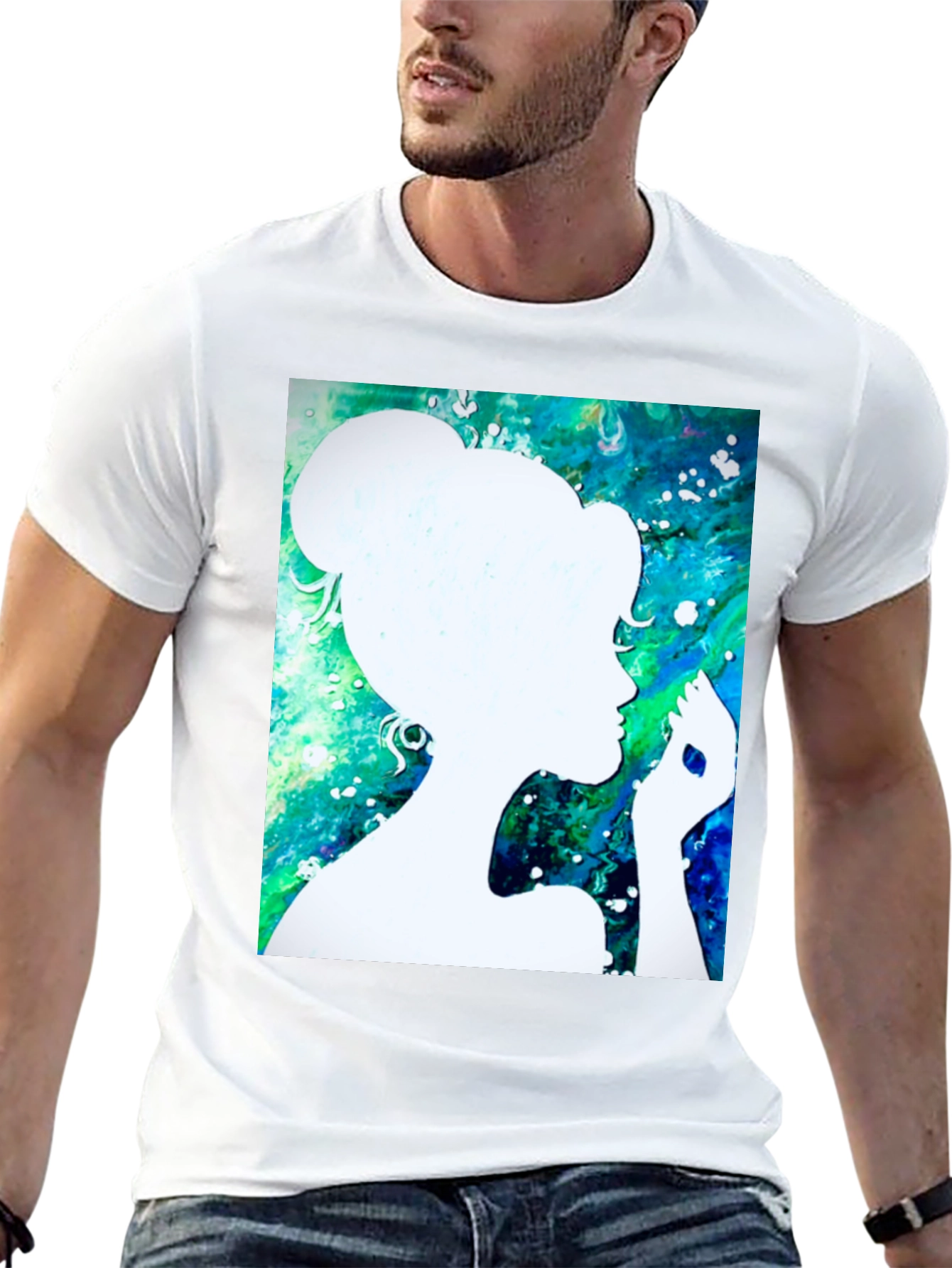 Silhouette Art Black T-Shirt
