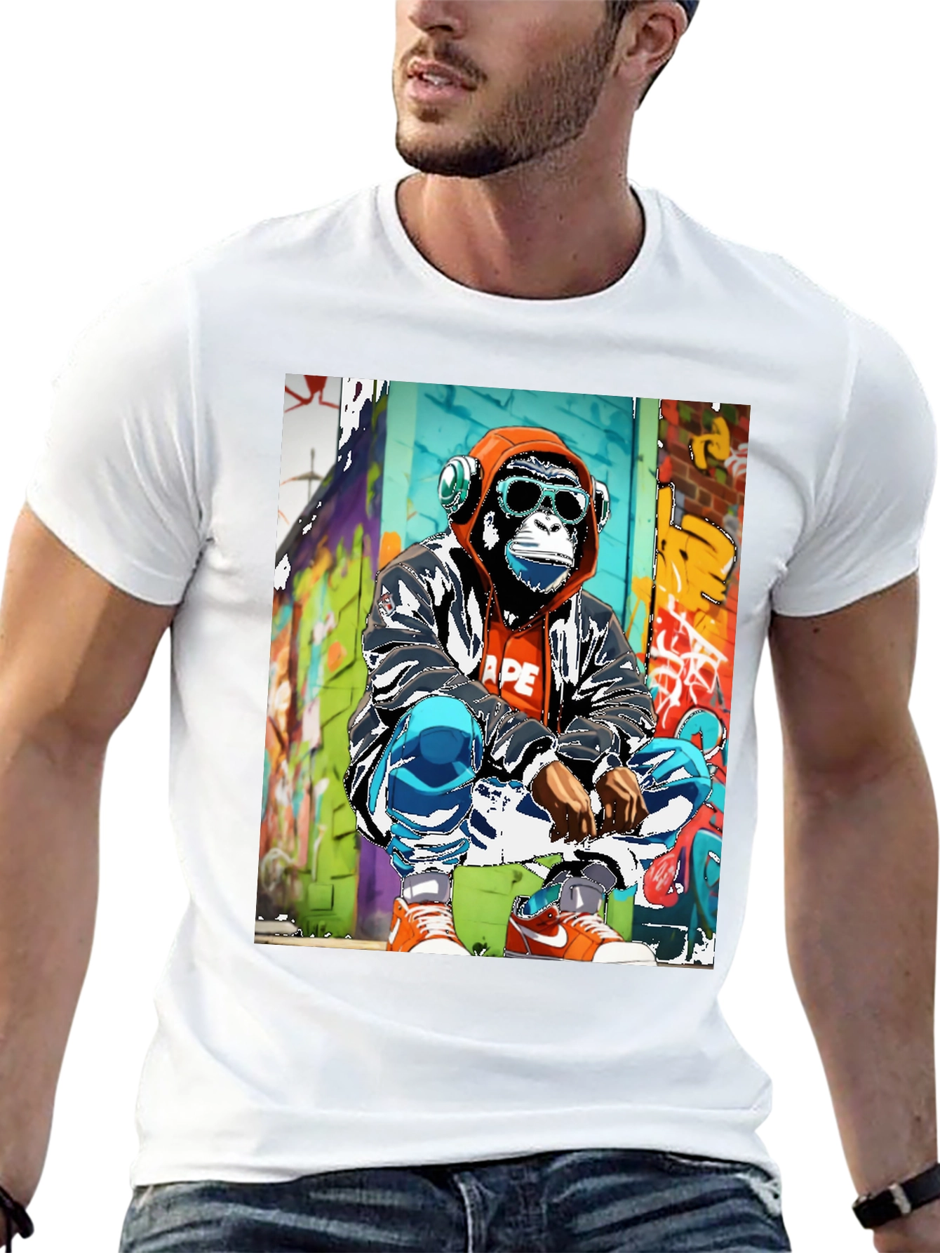 Urban Ape Graphic T-Shirt - Trendy Streetwear