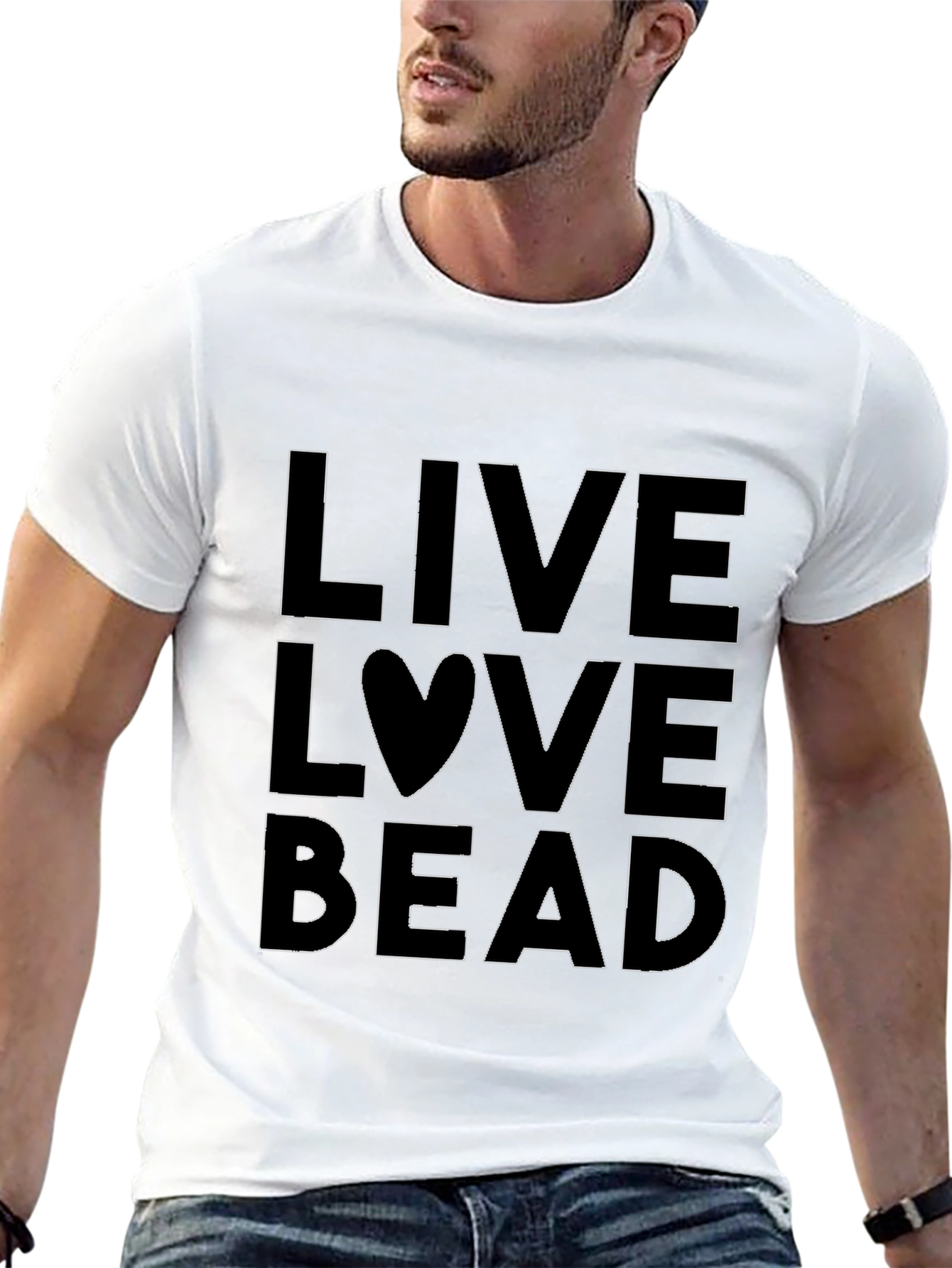 Live Love Bead Black T-Shirt