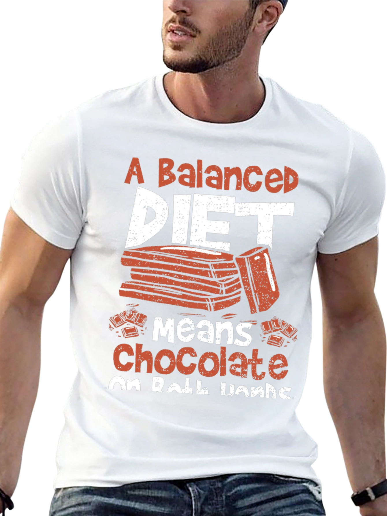 Chocolate Diet Graphic T-Shirt