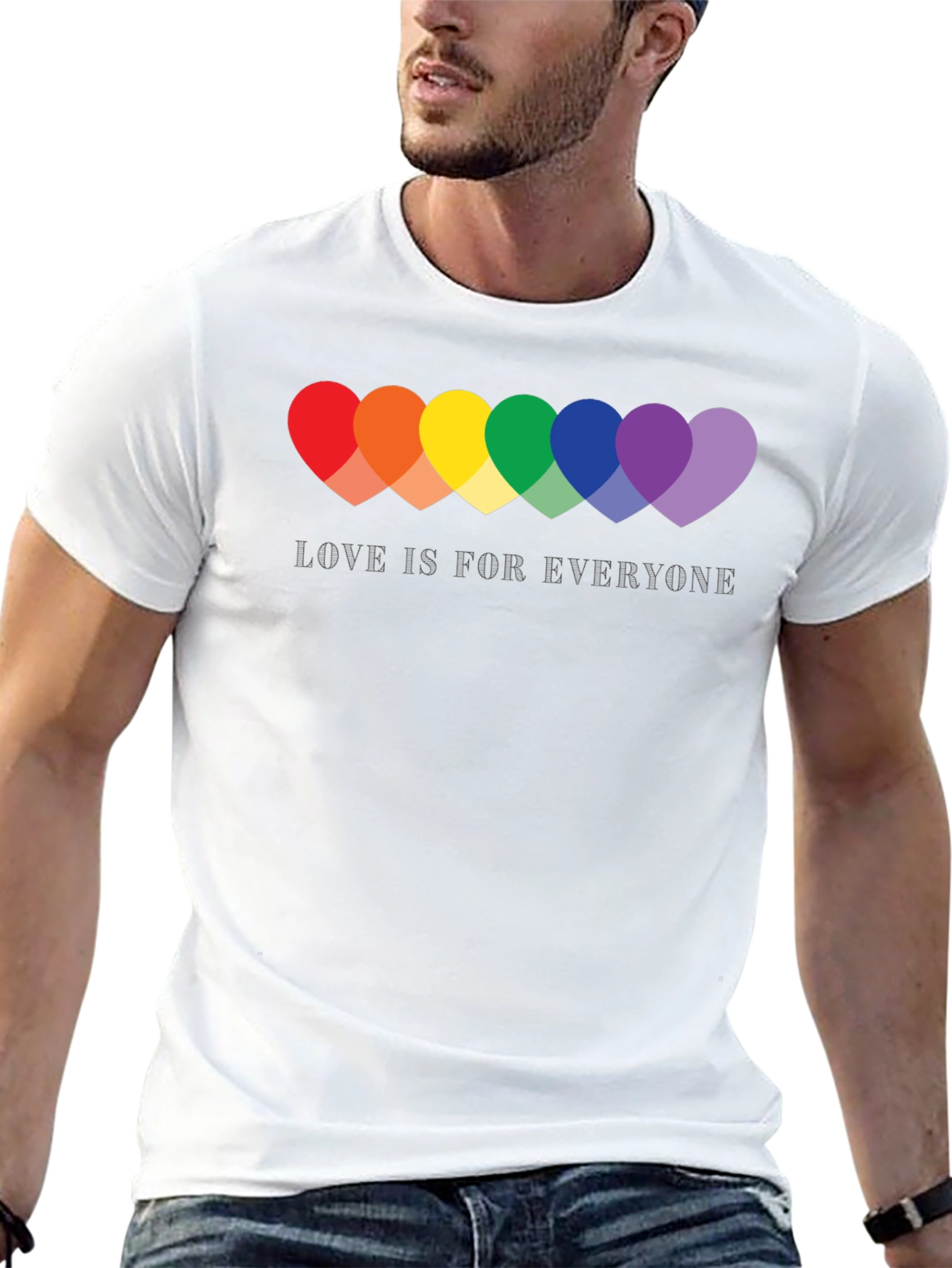 Love Is For Everyone Pride Heart T-Shirt