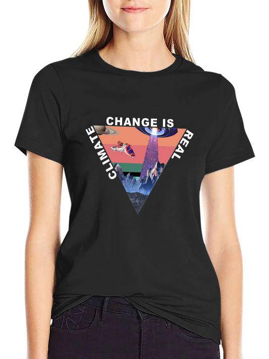 Climate Change is Real Graphic T-Shirt