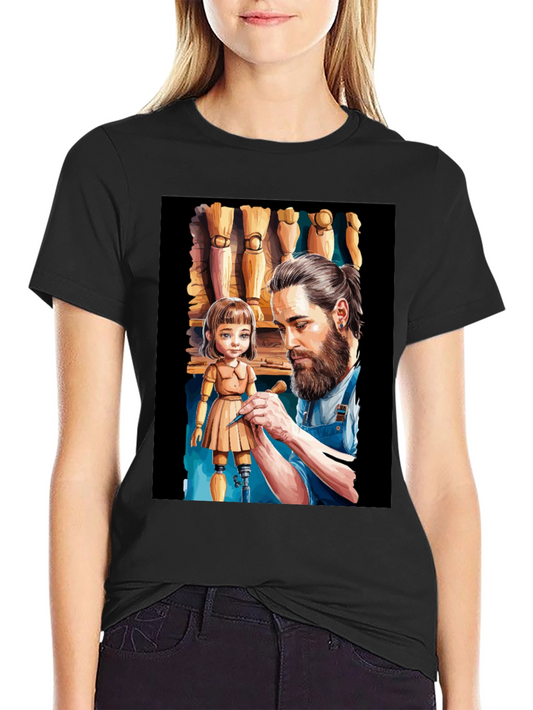 Artisan T-Shirt: Sculptor & Doll Design