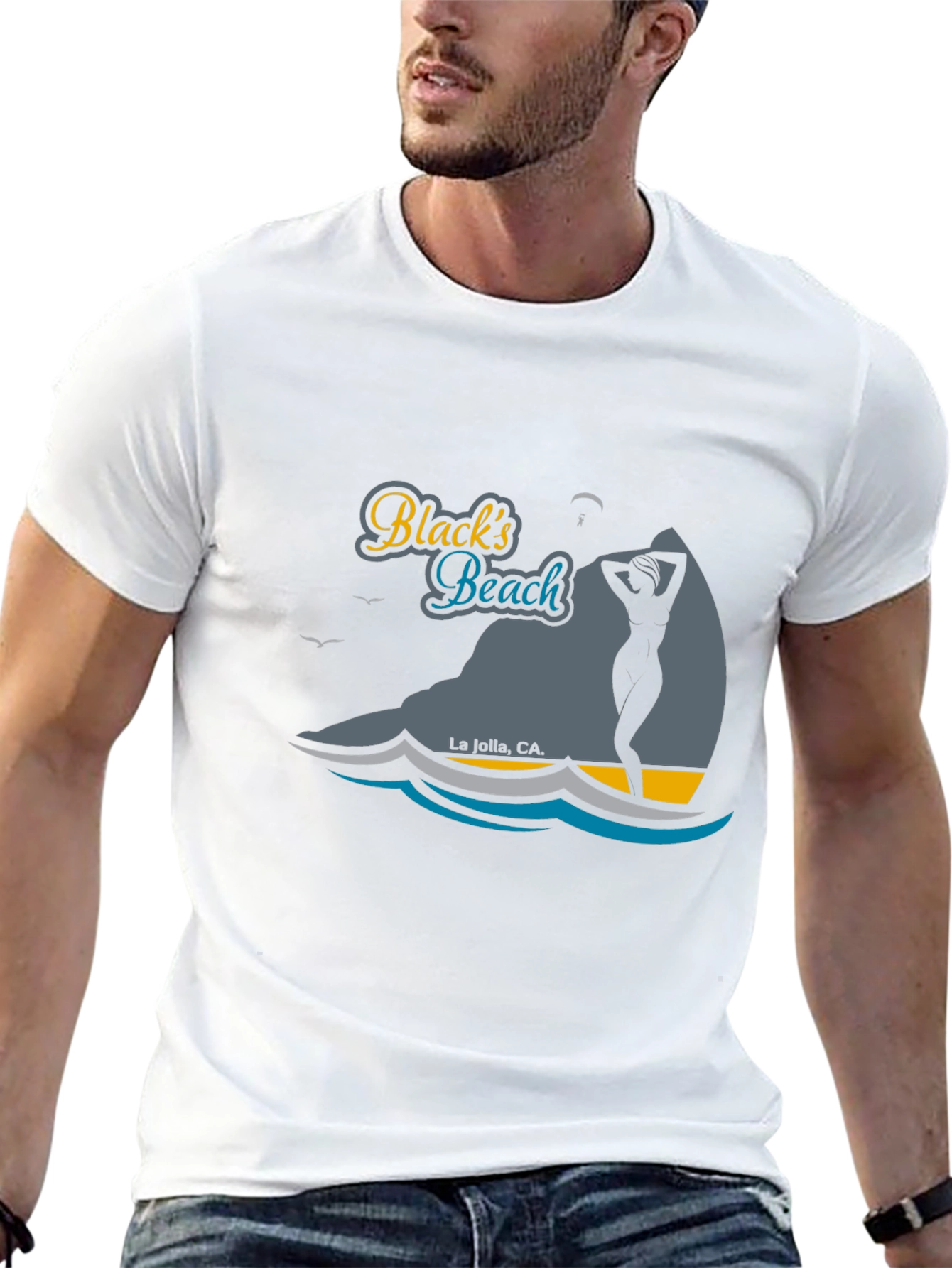 Blacks Beach Graphic Tee - La Jolla CA