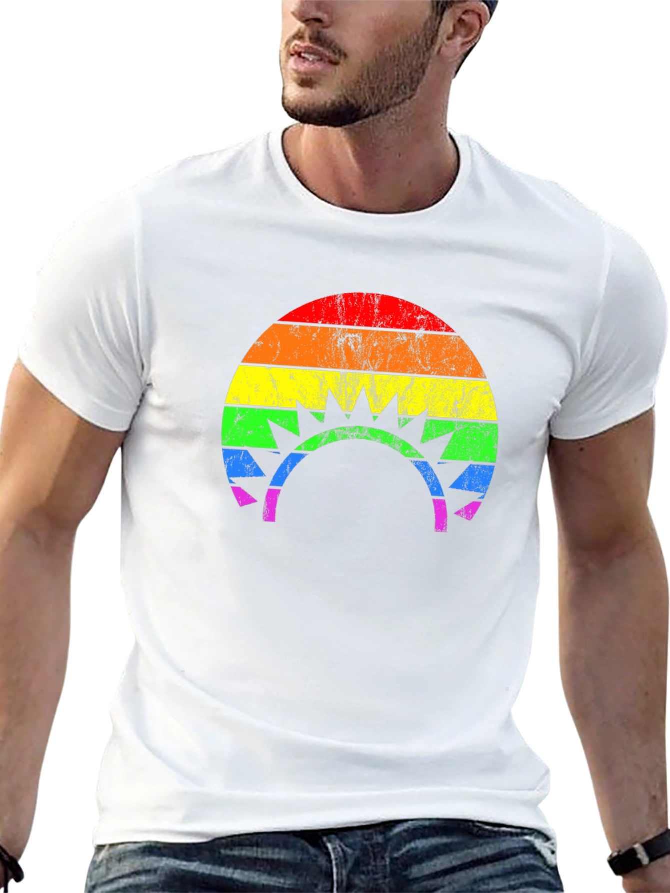 Retro LGBT Rainbow Pride T-Shirt