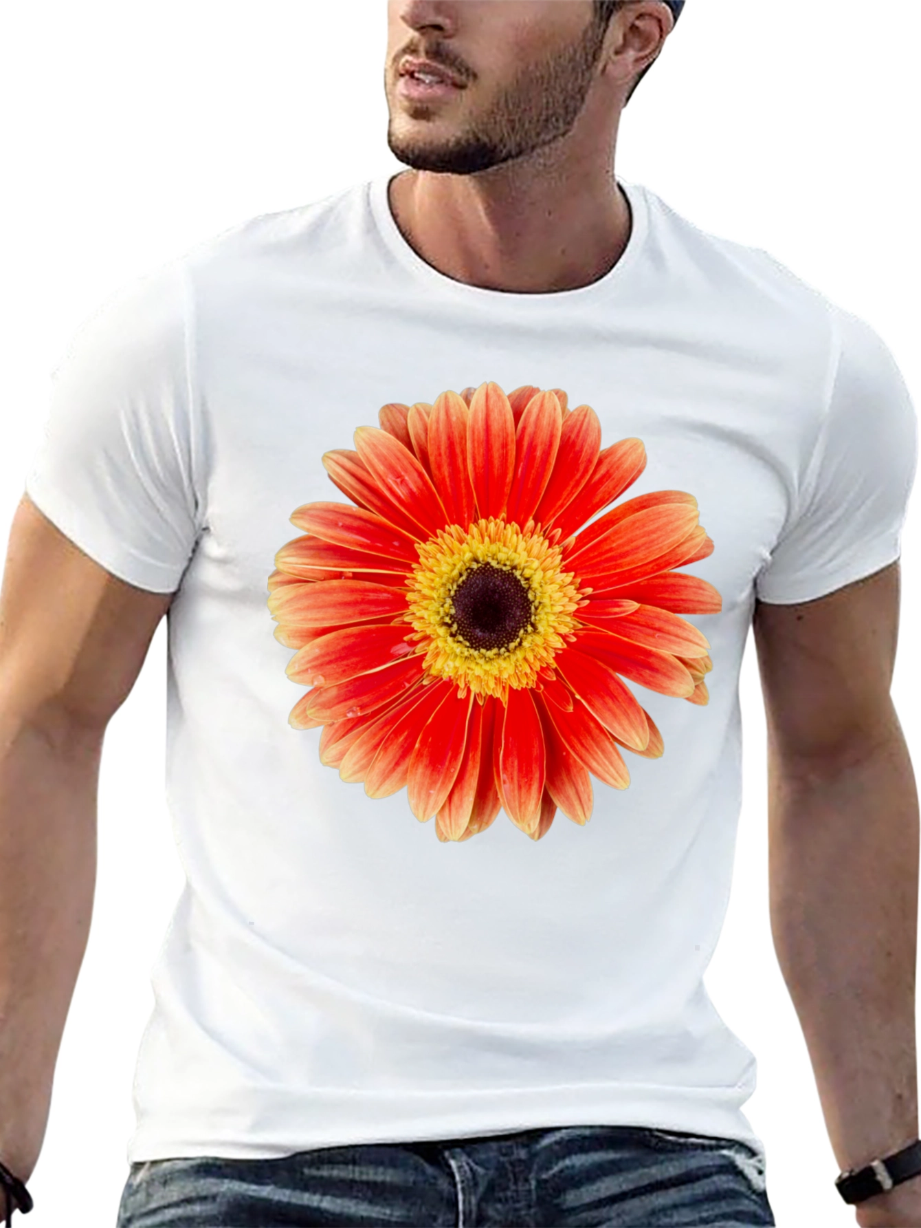 Bold Gerbera Daisy Graphic Tee