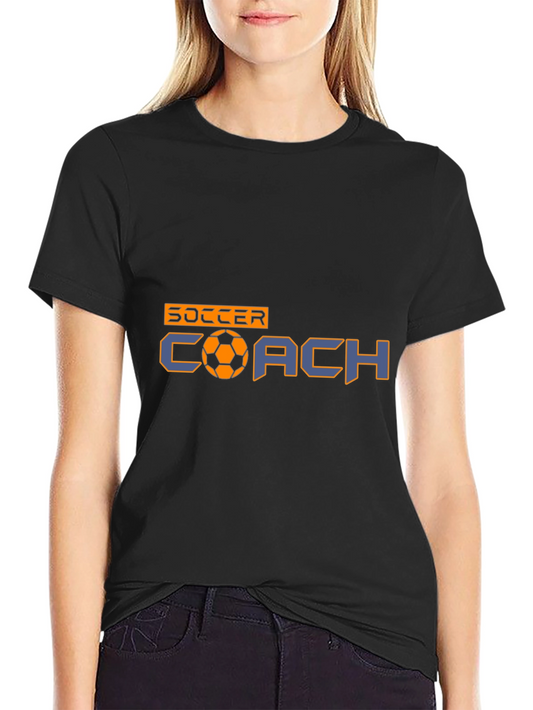 Soccer Coach Black T-Shirt