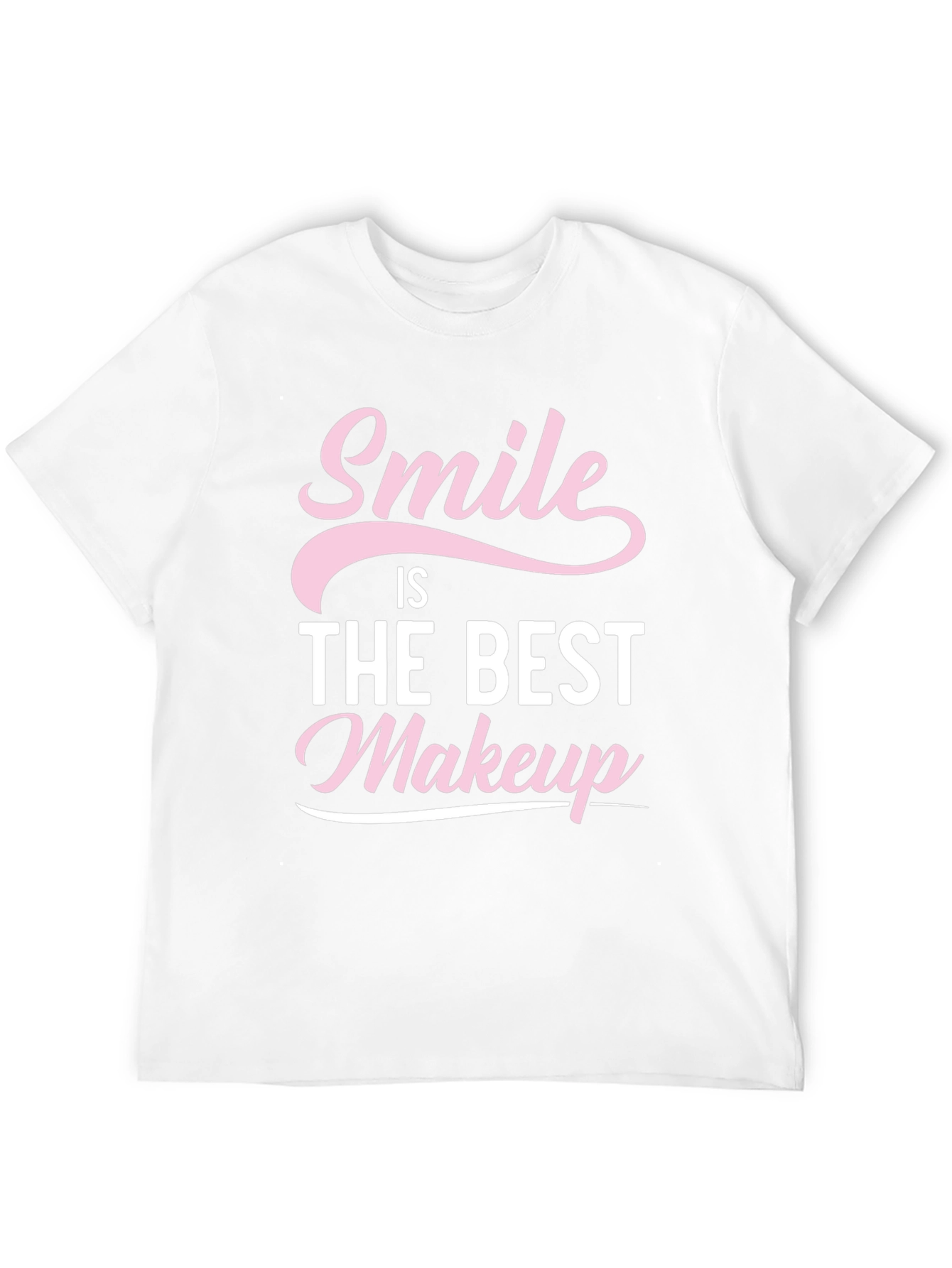 Smile is the Best Makeup T-Shirt - Black