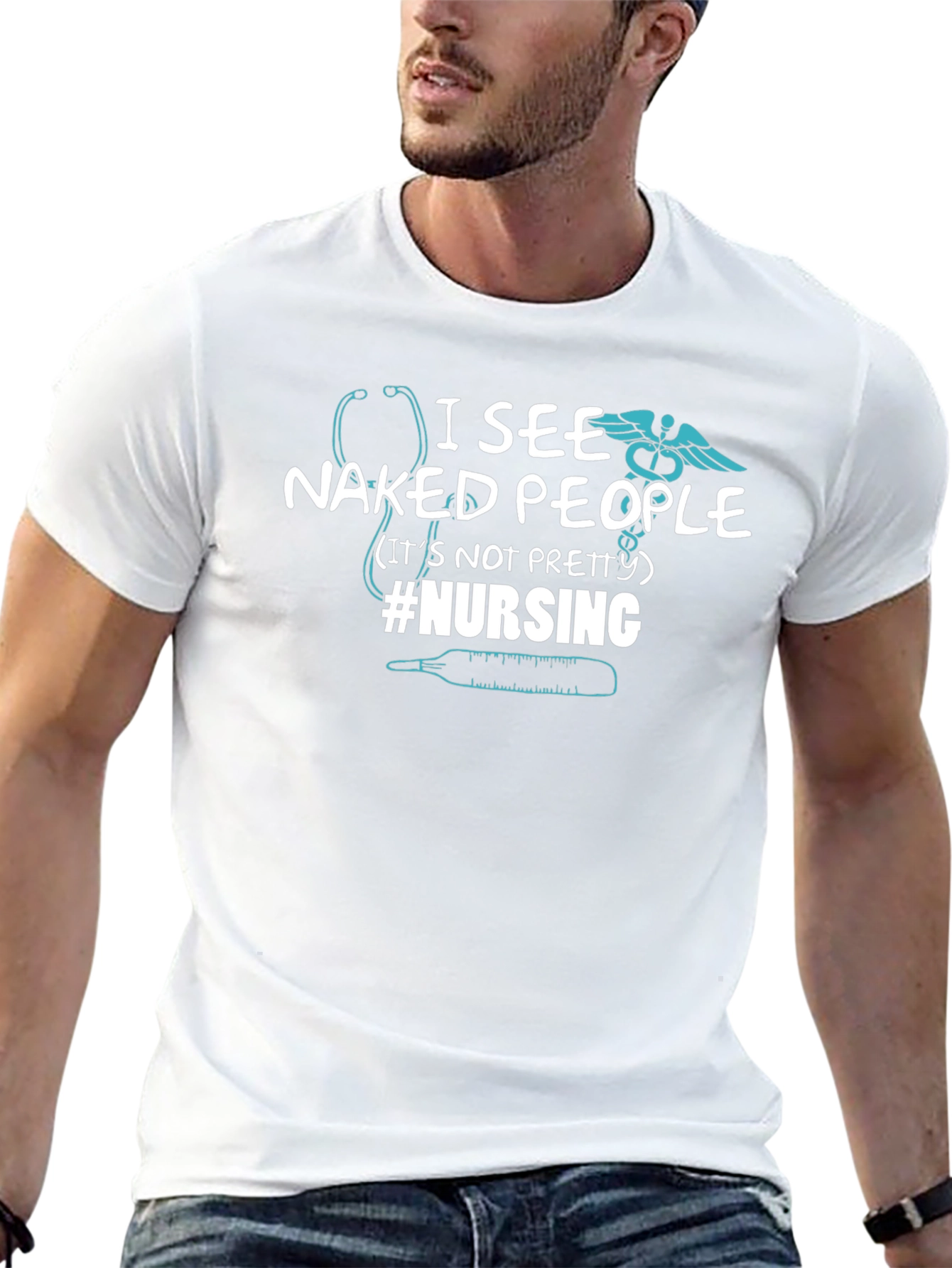 I See Naked People Nursing Tee