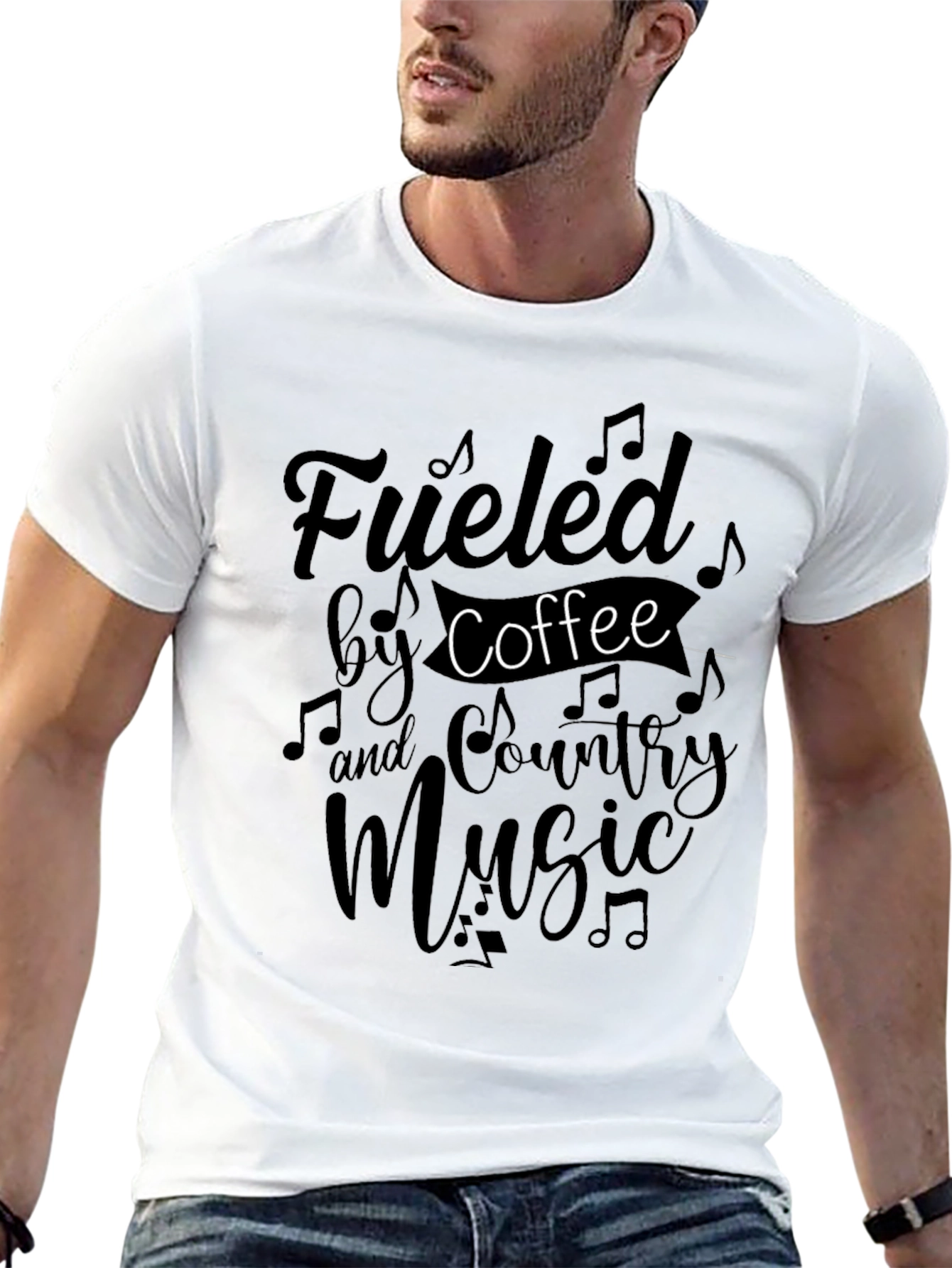 Fueled By Coffee and Country Music T-Shirt
