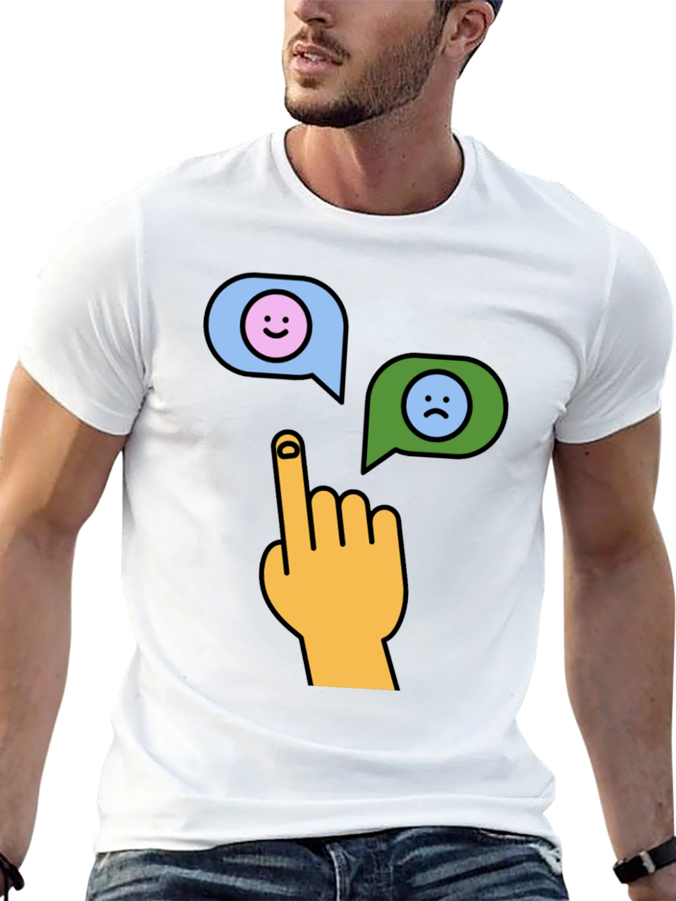 Choose Happy T-Shirt | Fun Graphic Tee