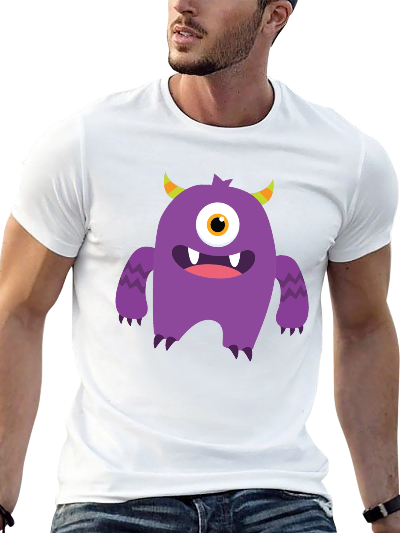 Monster Graphic Tee - Fun Whimsical Design