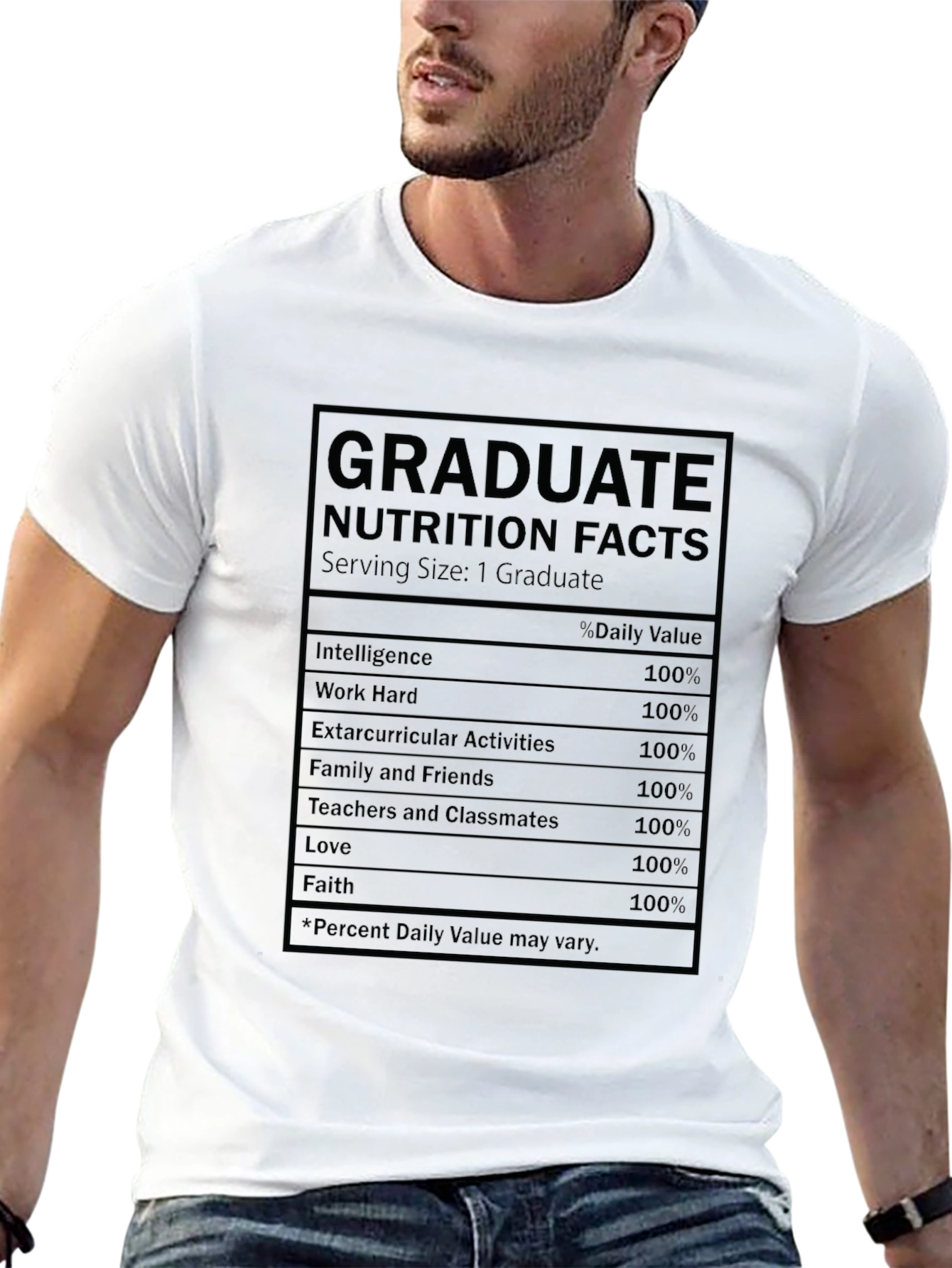 Graduate Nutrition Facts T-Shirt