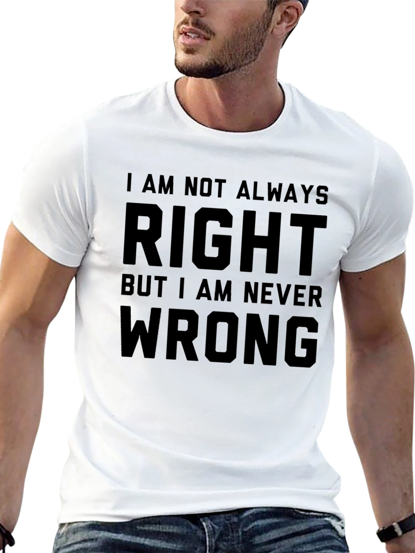 Funny Always Right Black T-Shirt