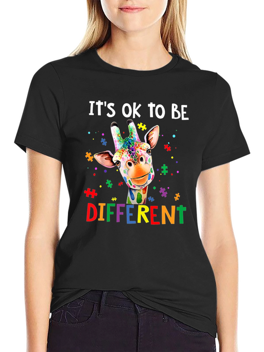 Autism Awareness Giraffe T-Shirt