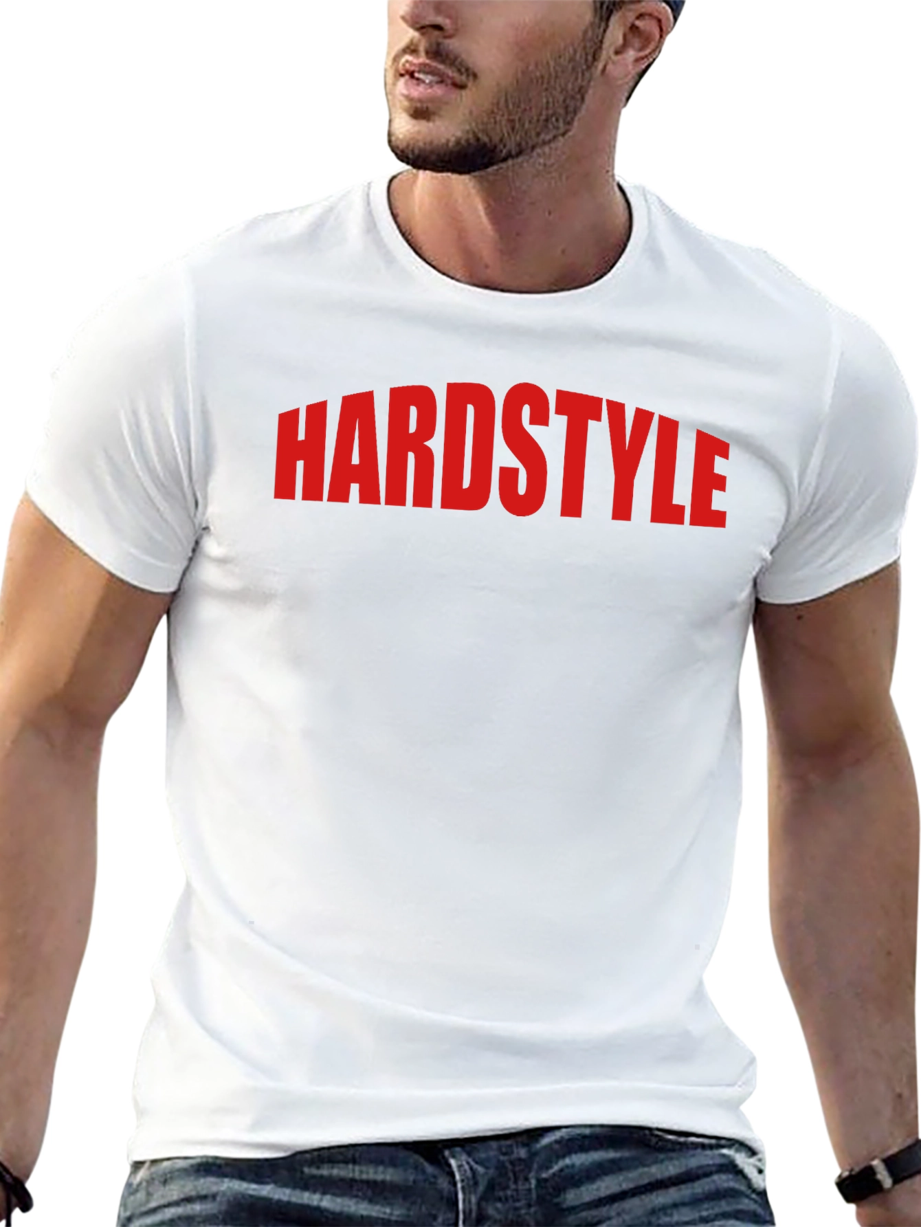 Hardstyle Graphic Tee - Black Cotton Blend