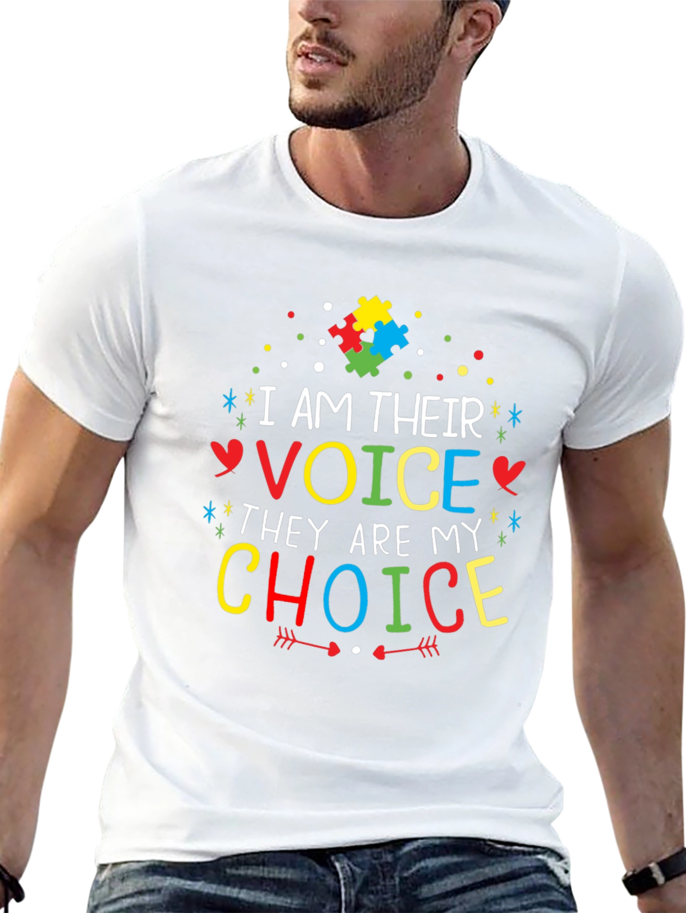 Autism Awareness T-Shirt - I am Their Voice