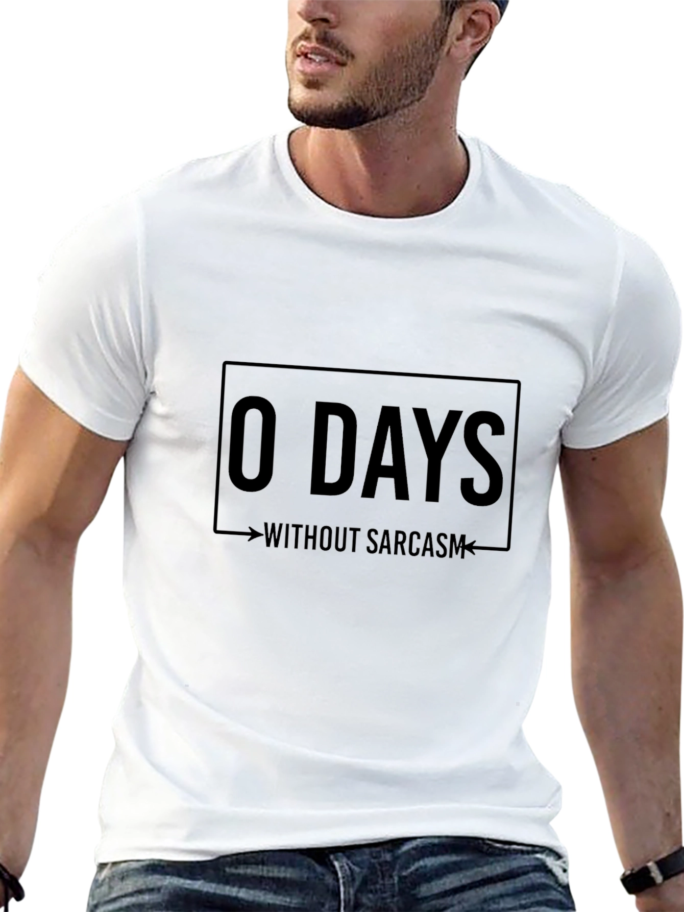 Sarcastic Humor T-Shirt - 0 Days Without Sarcasm