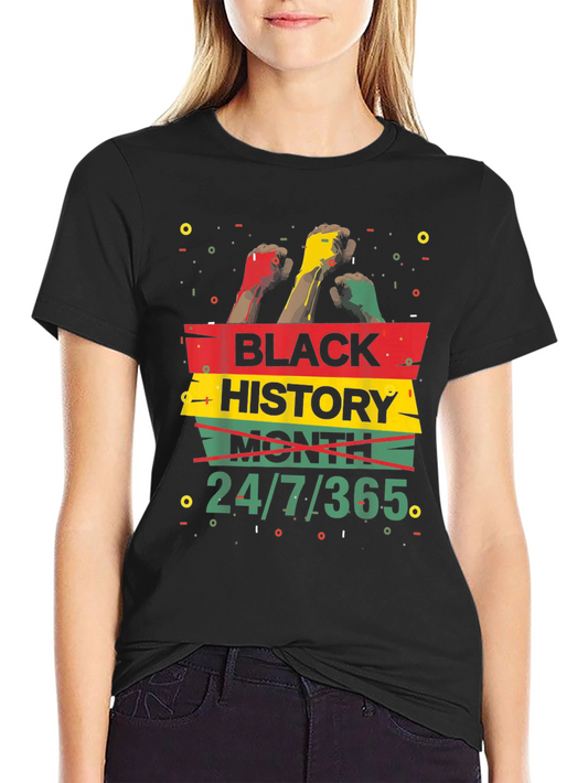 Black History All Year Round T-Shirt