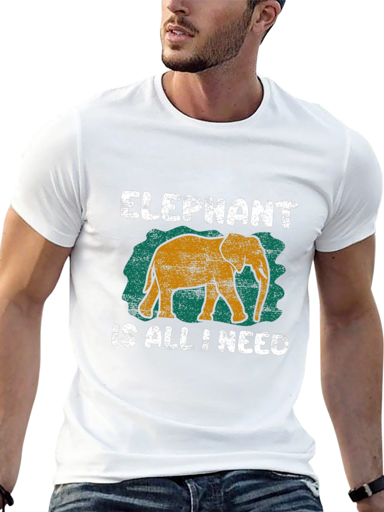 Elephant Is All I Need Graphic T-Shirt