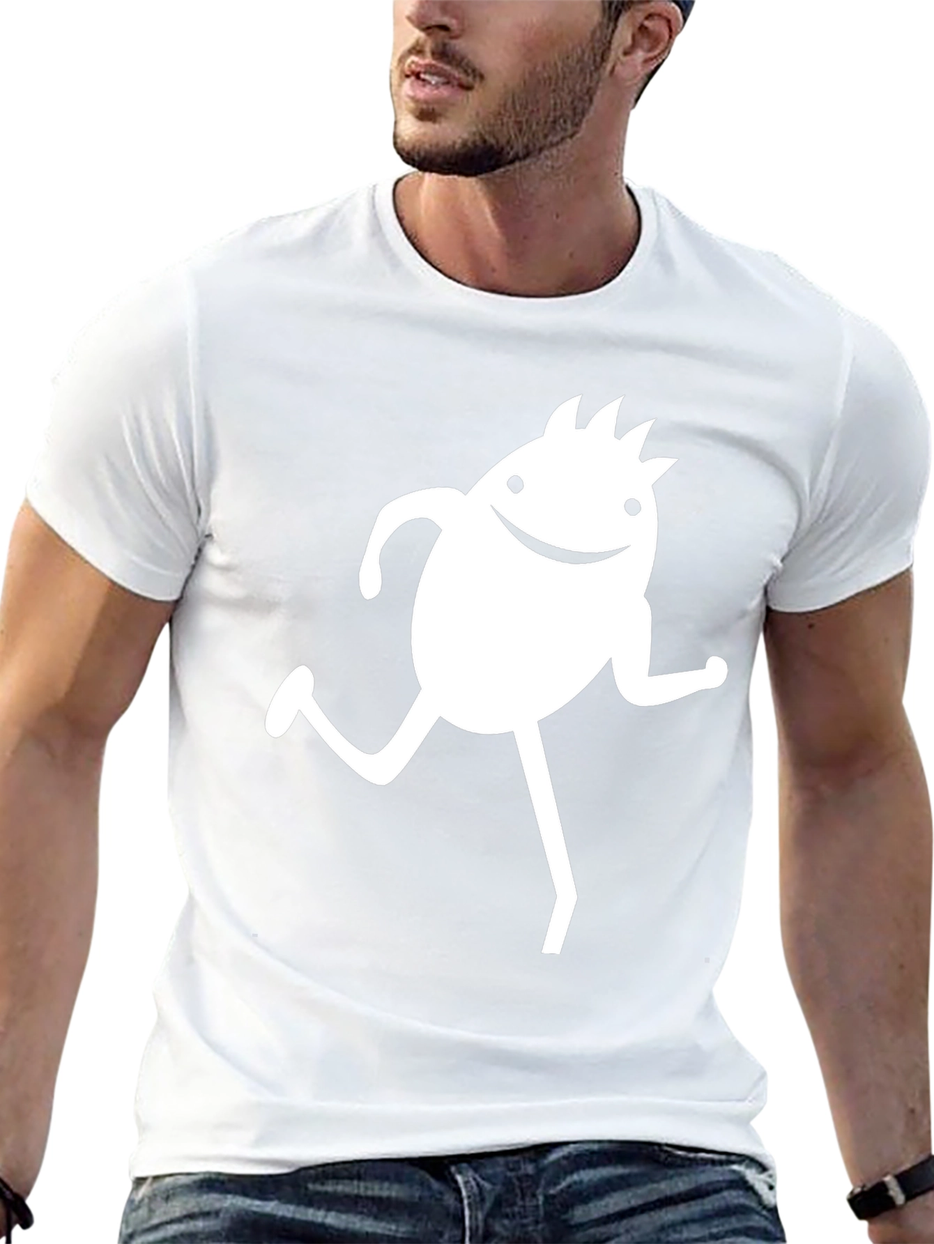 Funky Character Black T-Shirt