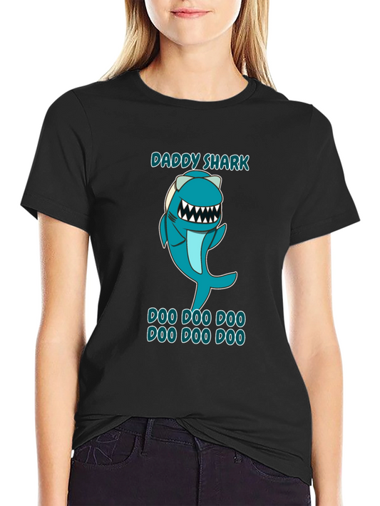 Daddy Shark T-Shirt - Doo Doo Doo - Funny Shark Tee
