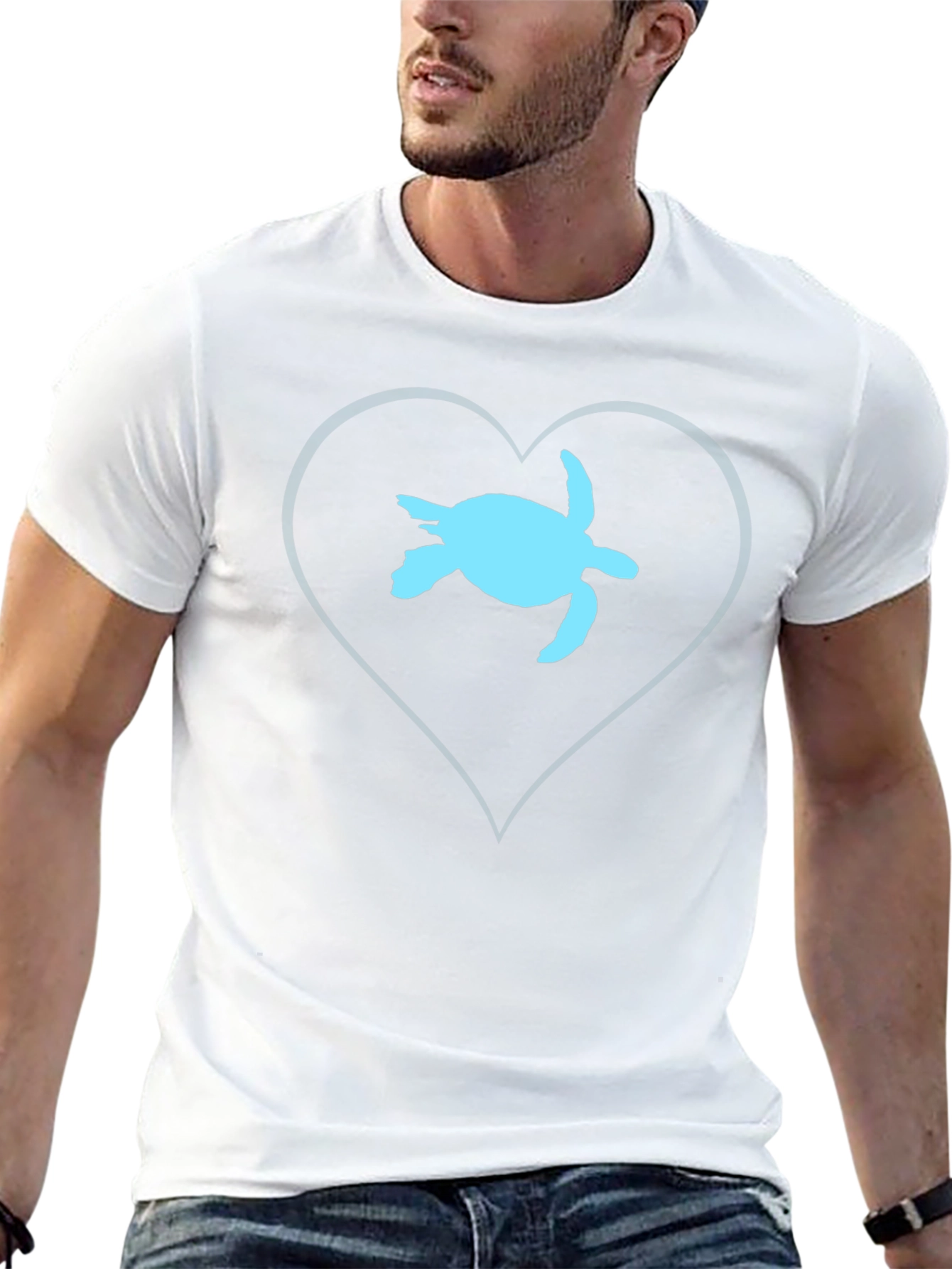 Turtle Heart Graphic T-Shirt