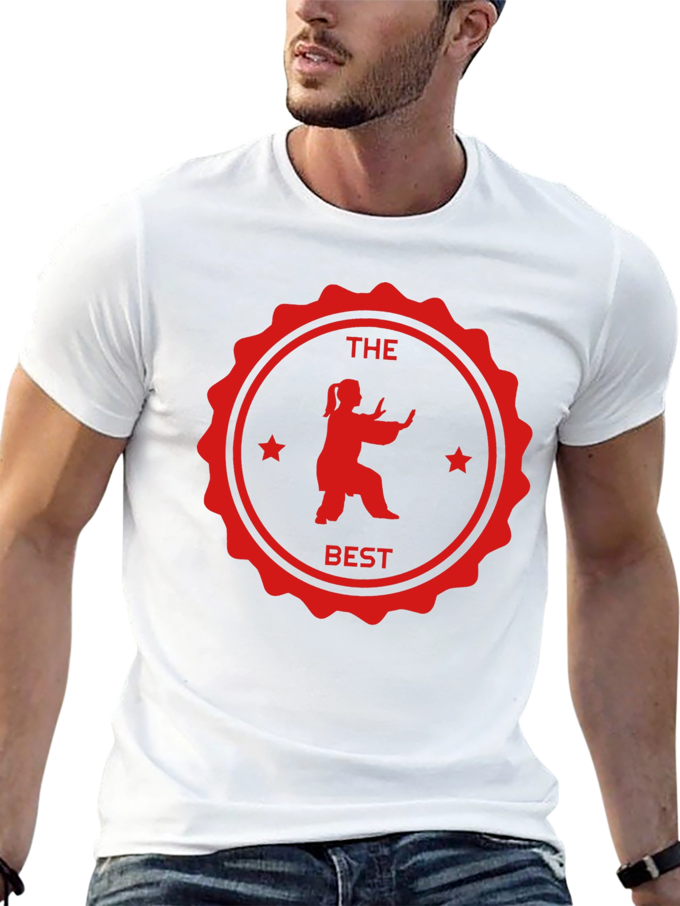Martial Arts Silhouette Graphic Tee - The Best