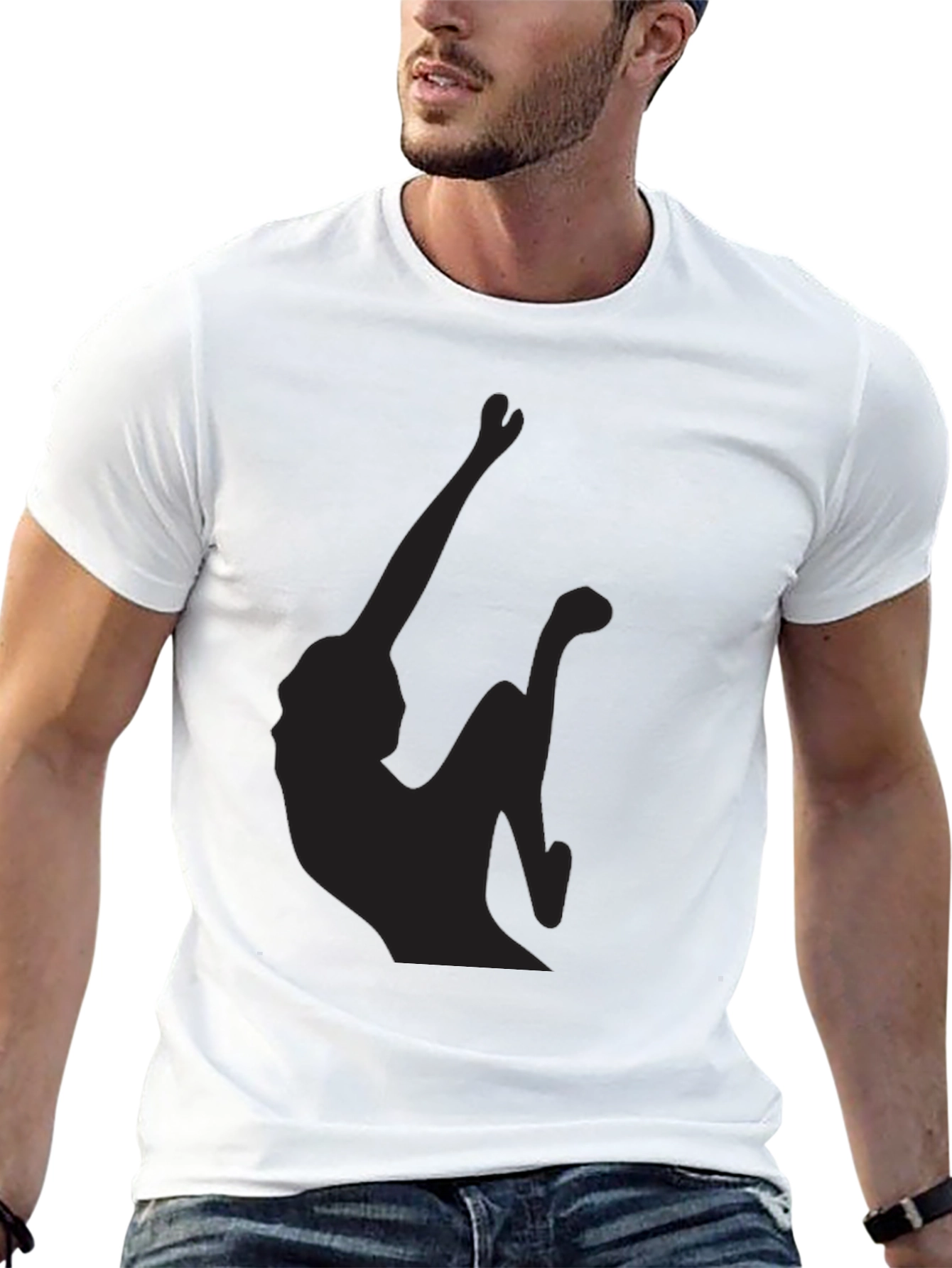 Silhouette Graphic Tee - Black Unisex T-Shirt