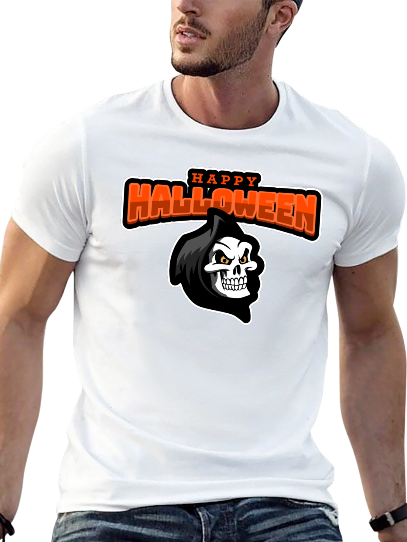 Happy Halloween Grim Reaper T-Shirt