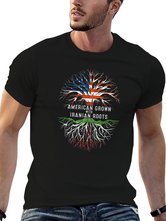 American Grown Iranian Roots T-Shirt
