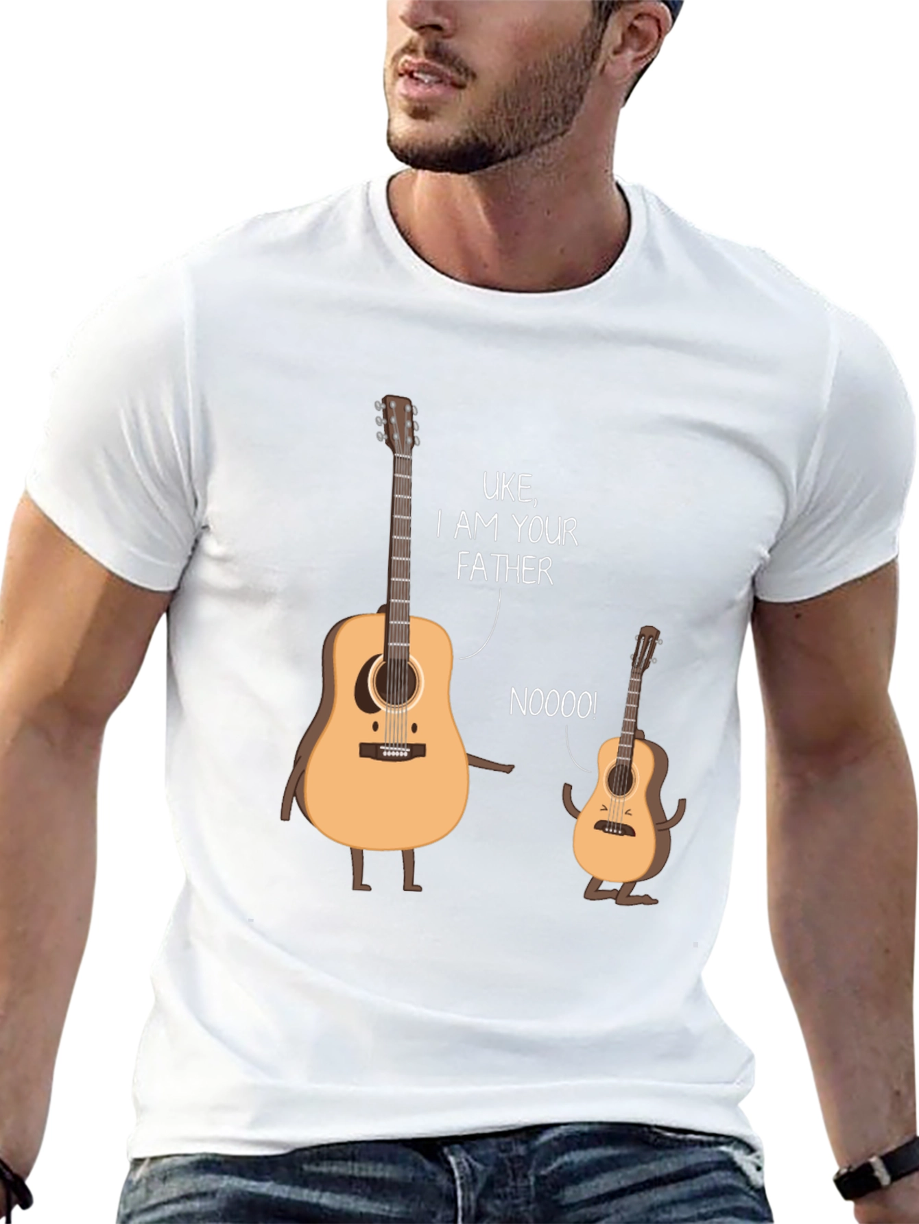 Uke I Am Your Father T-Shirt Funny Guitar Tee