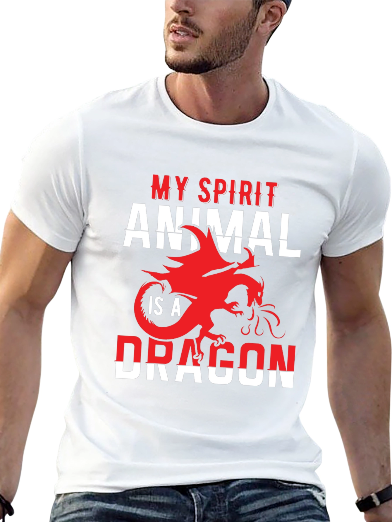 My Spirit Animal Dragon T-Shirt - Unique Graphic Tee