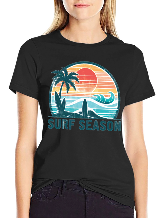 Surf Season Graphic Tee - Beach Vibes