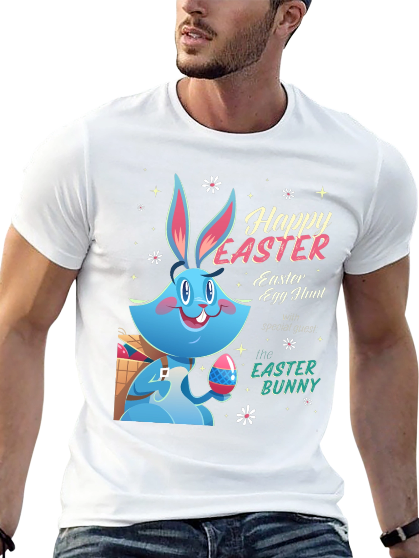Happy Easter Bunny T-Shirt - Easter Egg Hunt