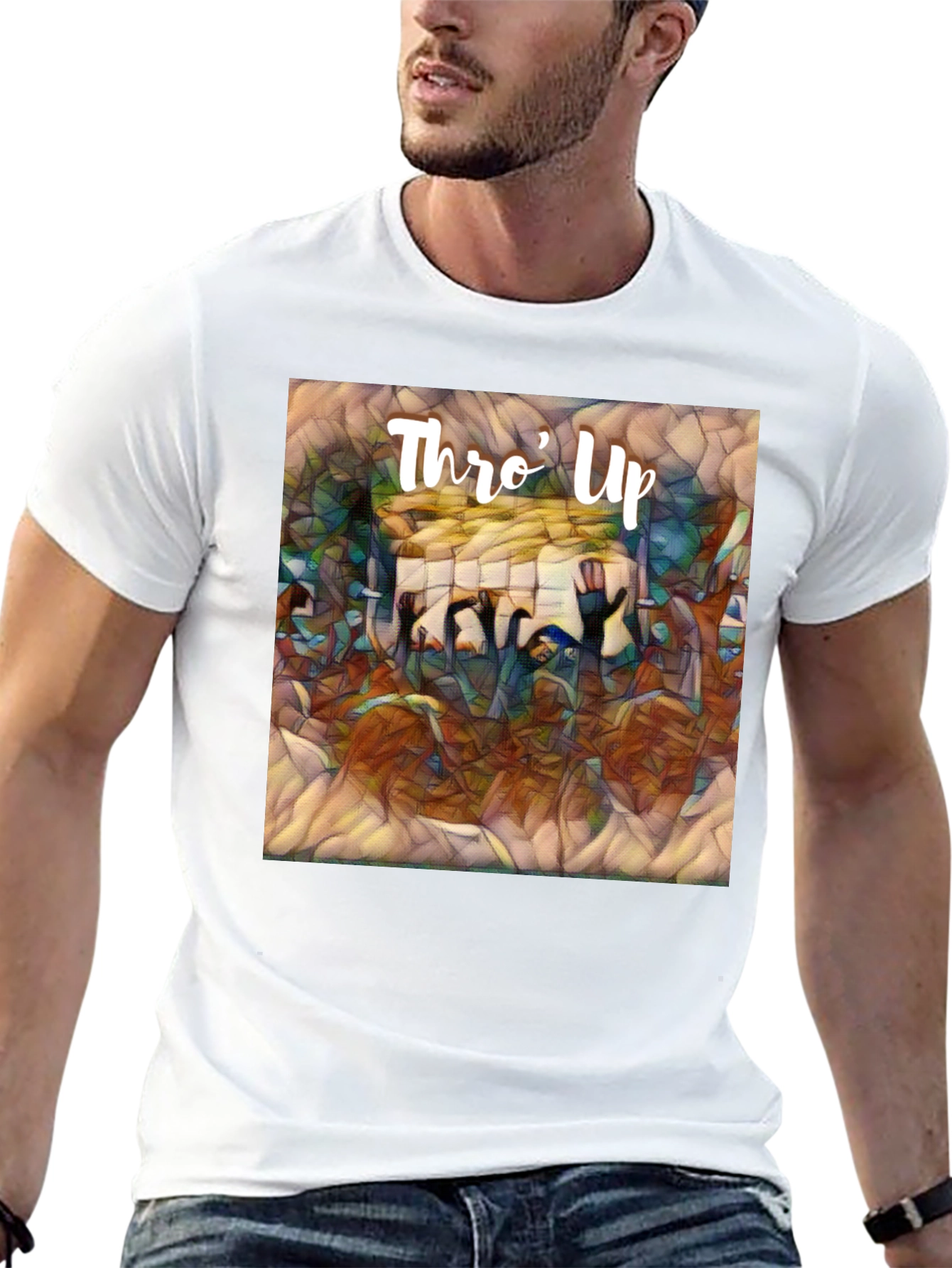 Thro Up Graphic Tee - Edgy Streetwear